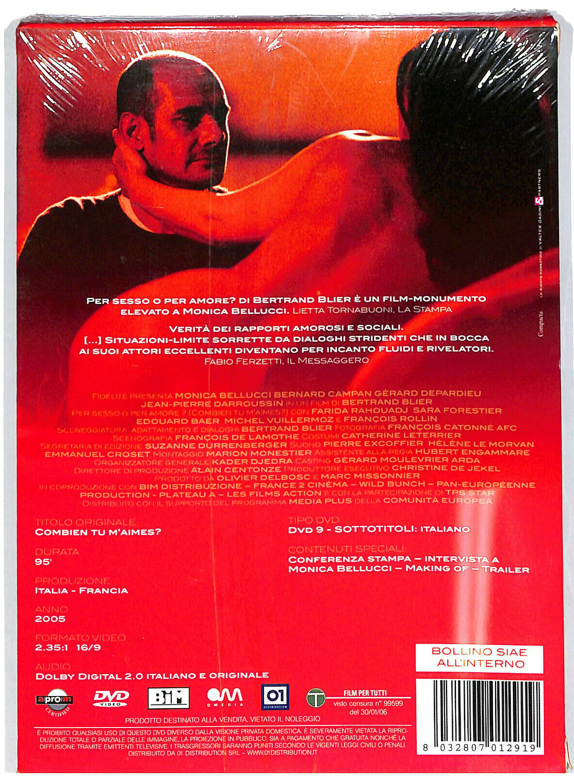 EBOND Per Sesso o Per Amore? DVD D596349