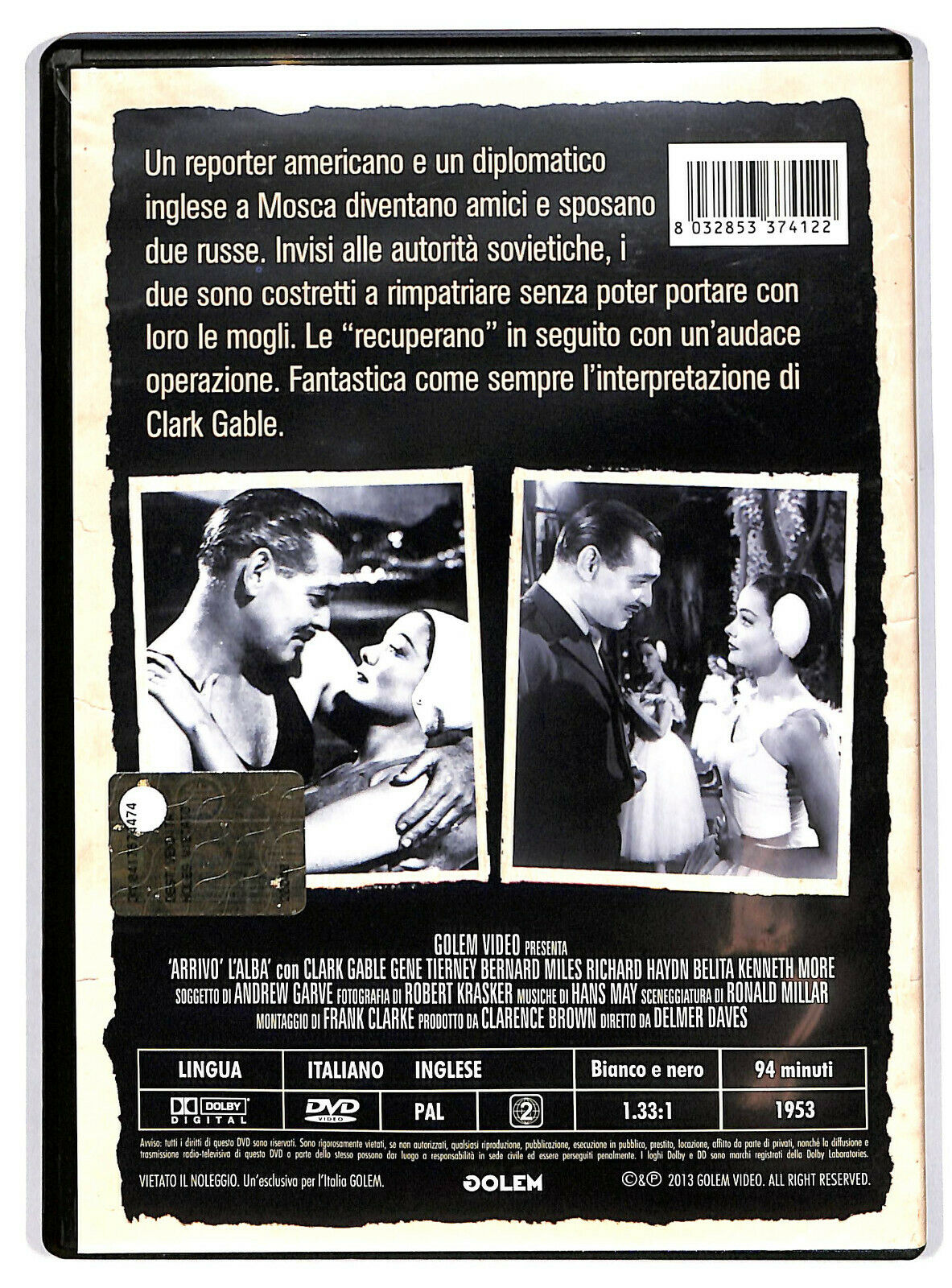 EBOND Arrivo L'alba DVD D596448