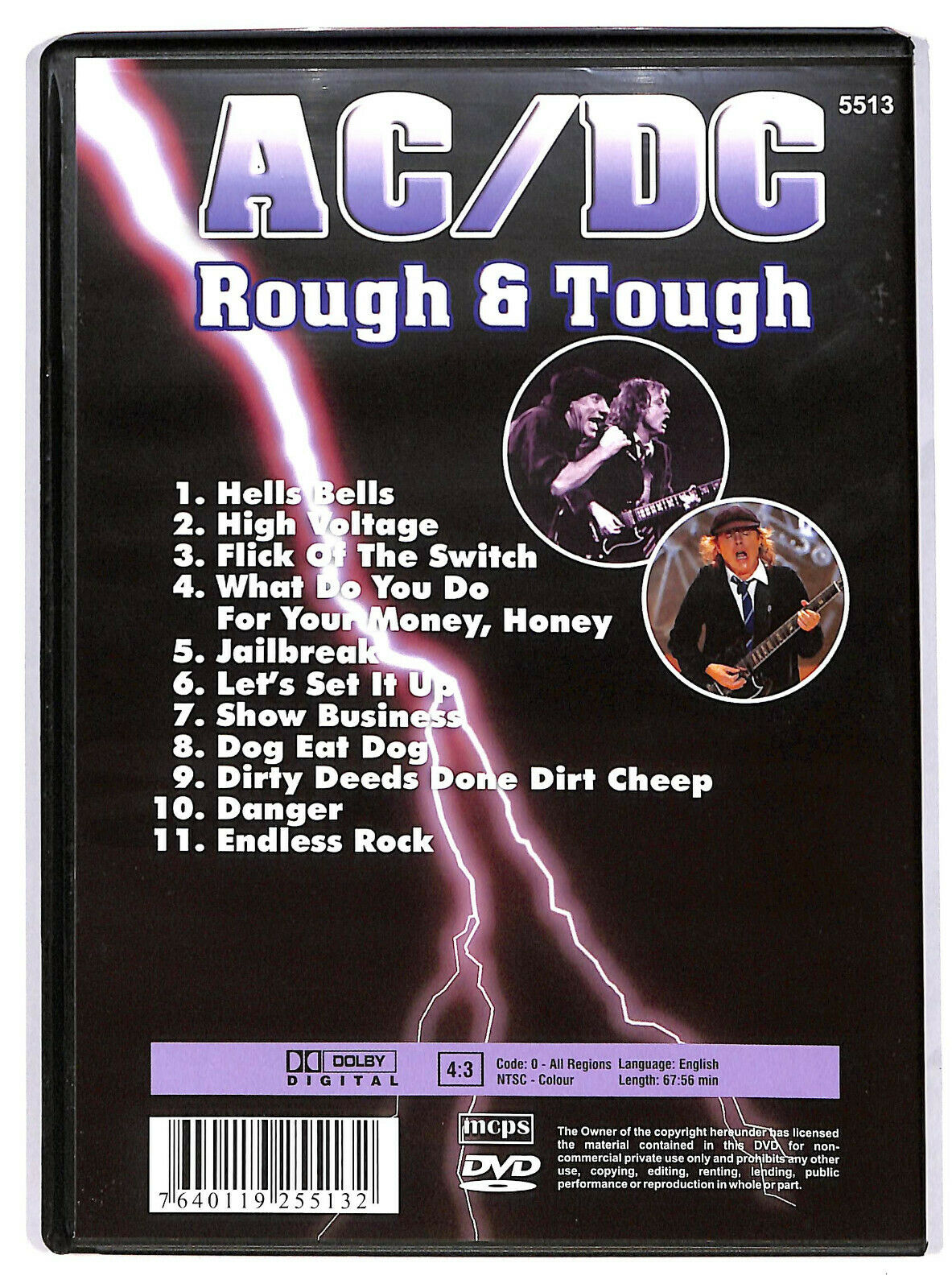 EBOND Ac/dc – Rough & Tough DVD D596612