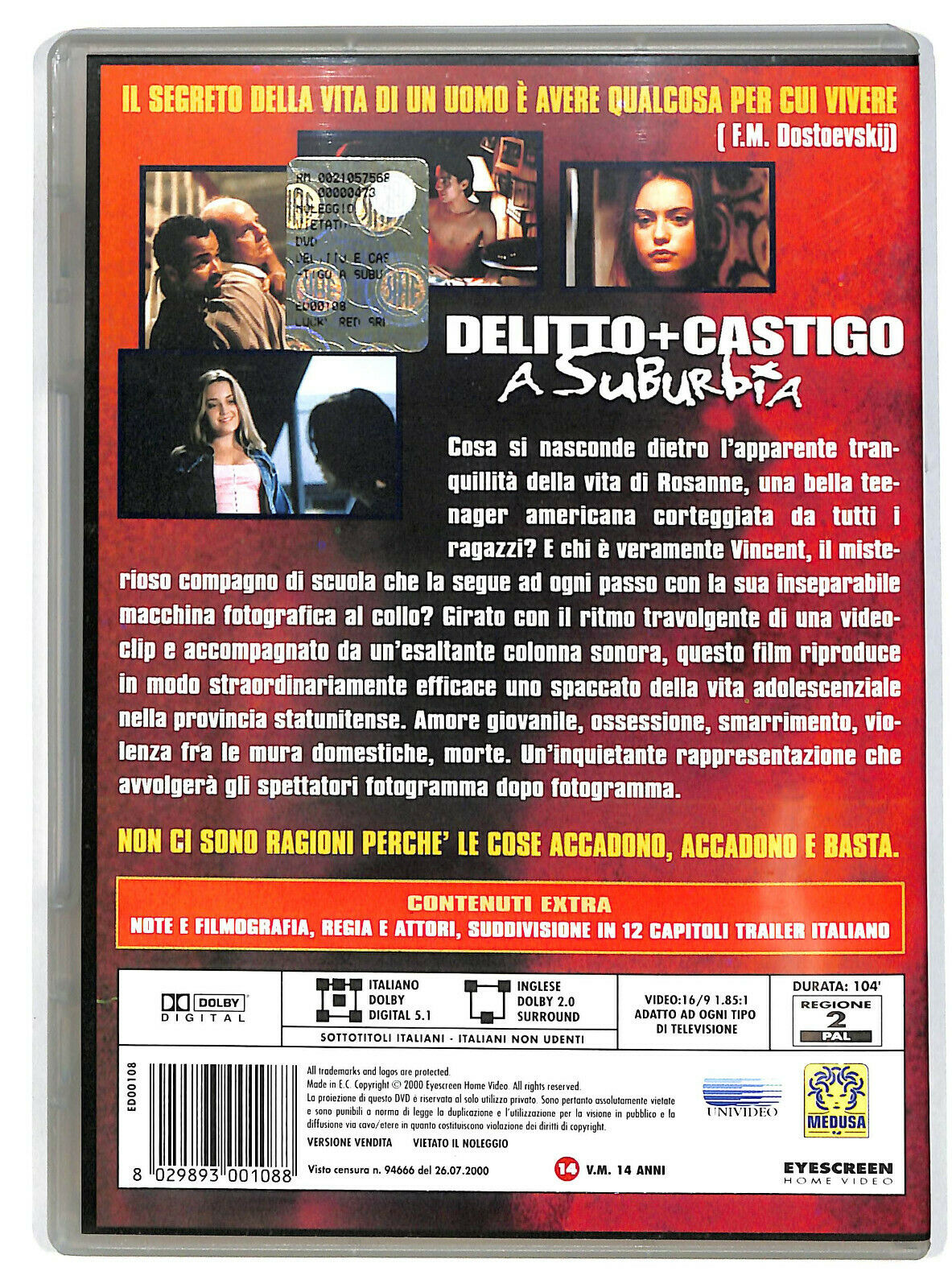 EBOND Delitto + Castigo a Suburbia DVD D597058