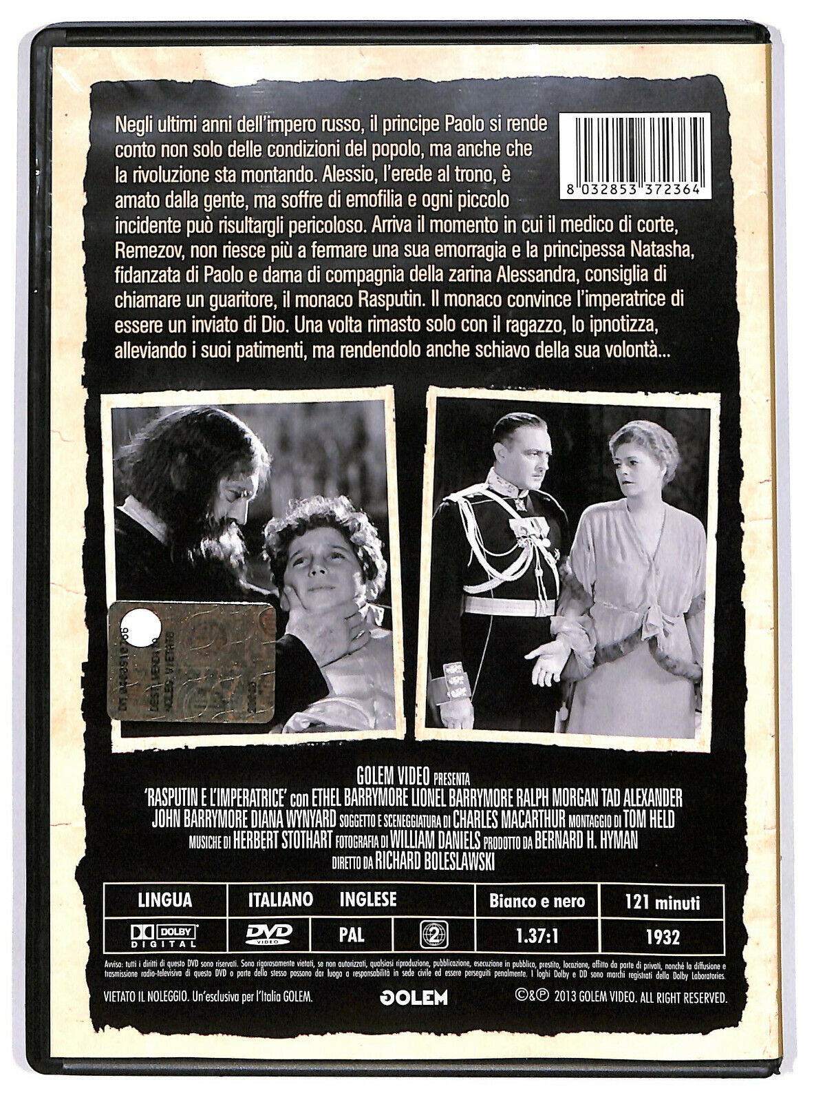 EBOND Rasputin e L'imperatrice DVD D597765