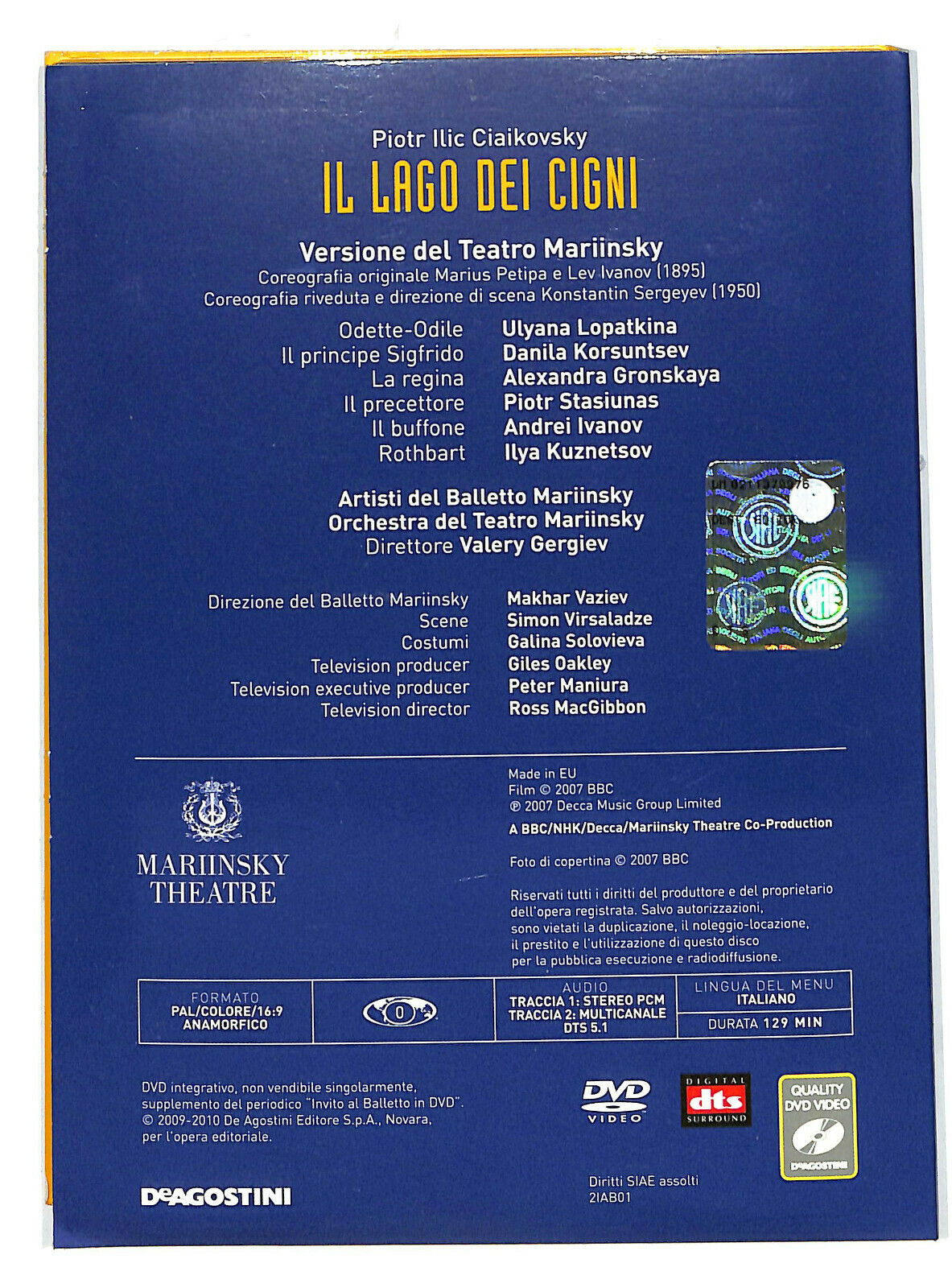 EBOND Il Lago Dei Cigni + Booklet - Invito Al Balletto N.43 DVD D597961