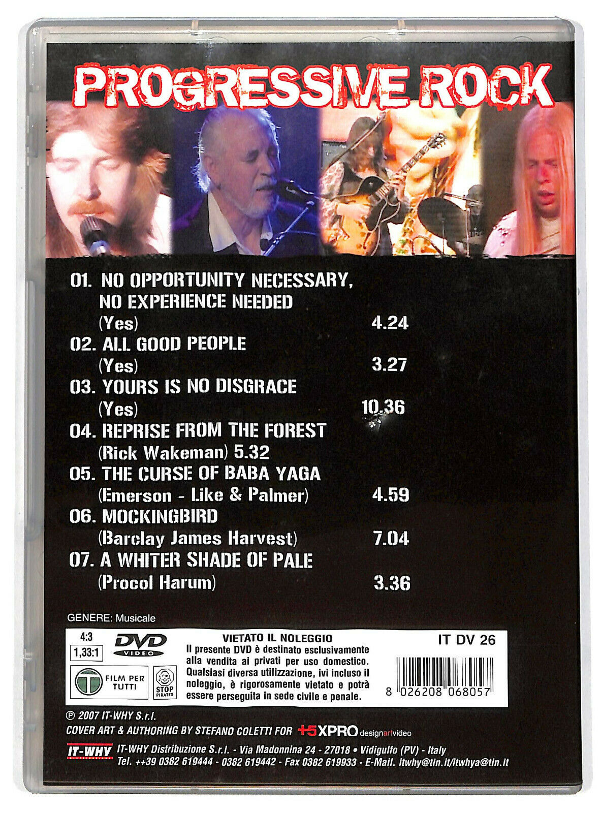 EBOND Various – Progressive Rock DVD D598029