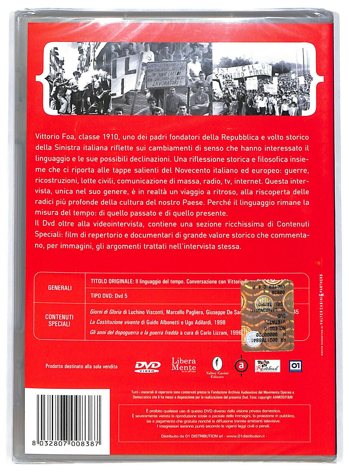EBOND Il Linguaggio Del Tempo. Conversazione Con Vittorio Foa DVD D598357