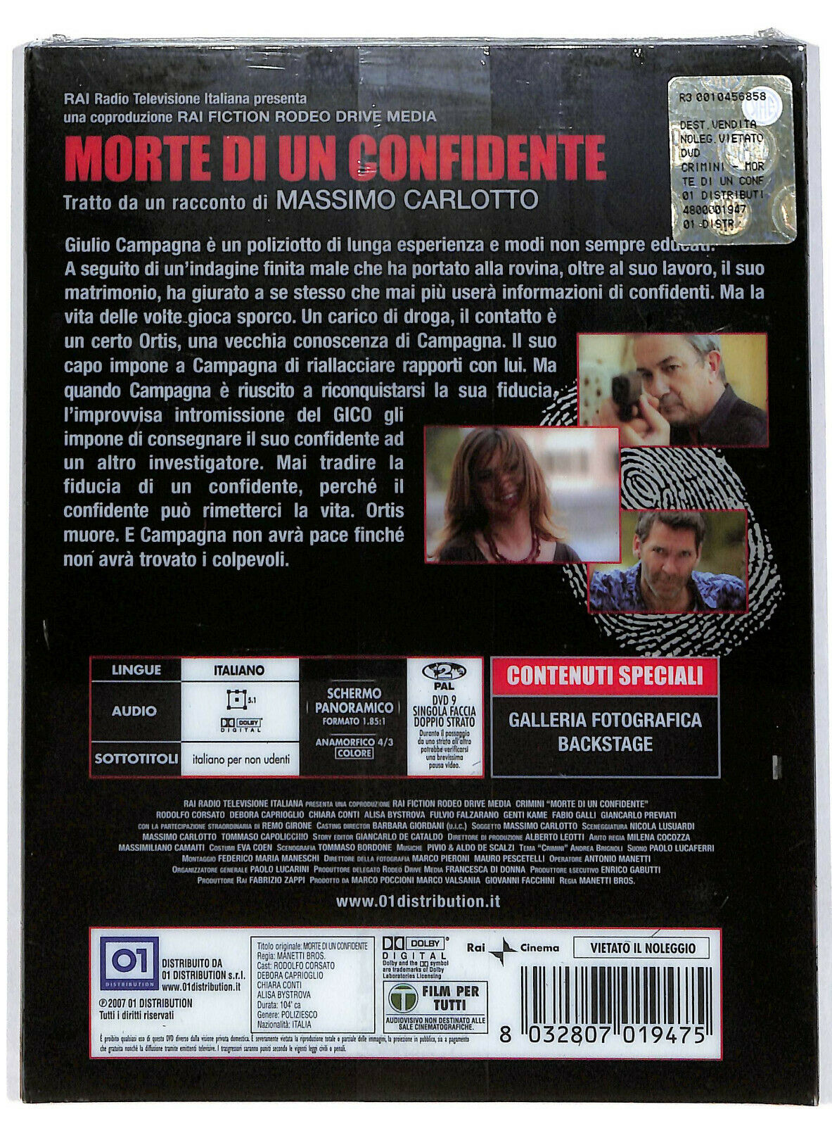 EBOND Crimini. Morte Di Un Confidente DVD D598656