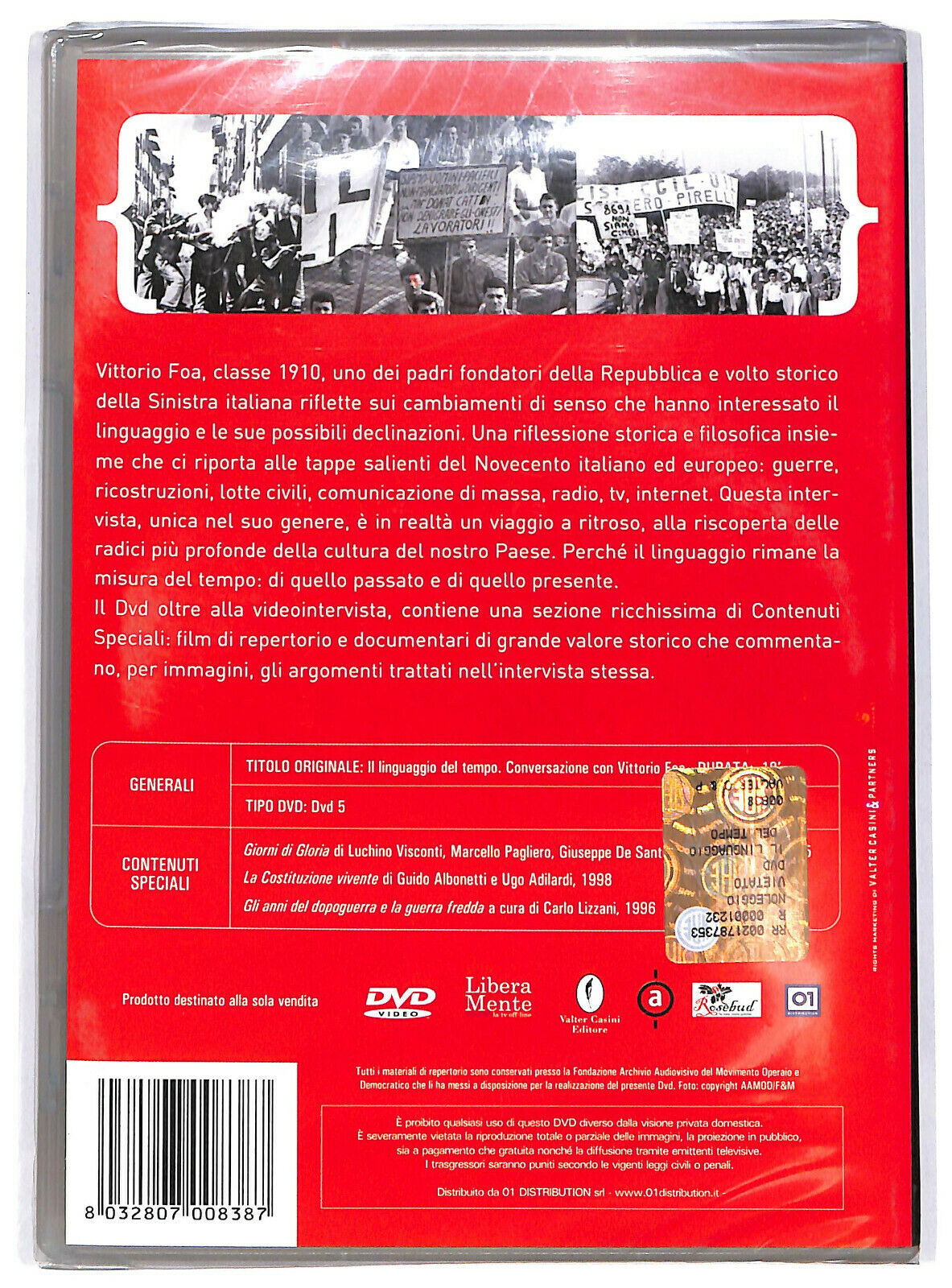 EBOND Il Linguaggio Del Tempo. Conversazione Con Vittorio Foa DVD D598706