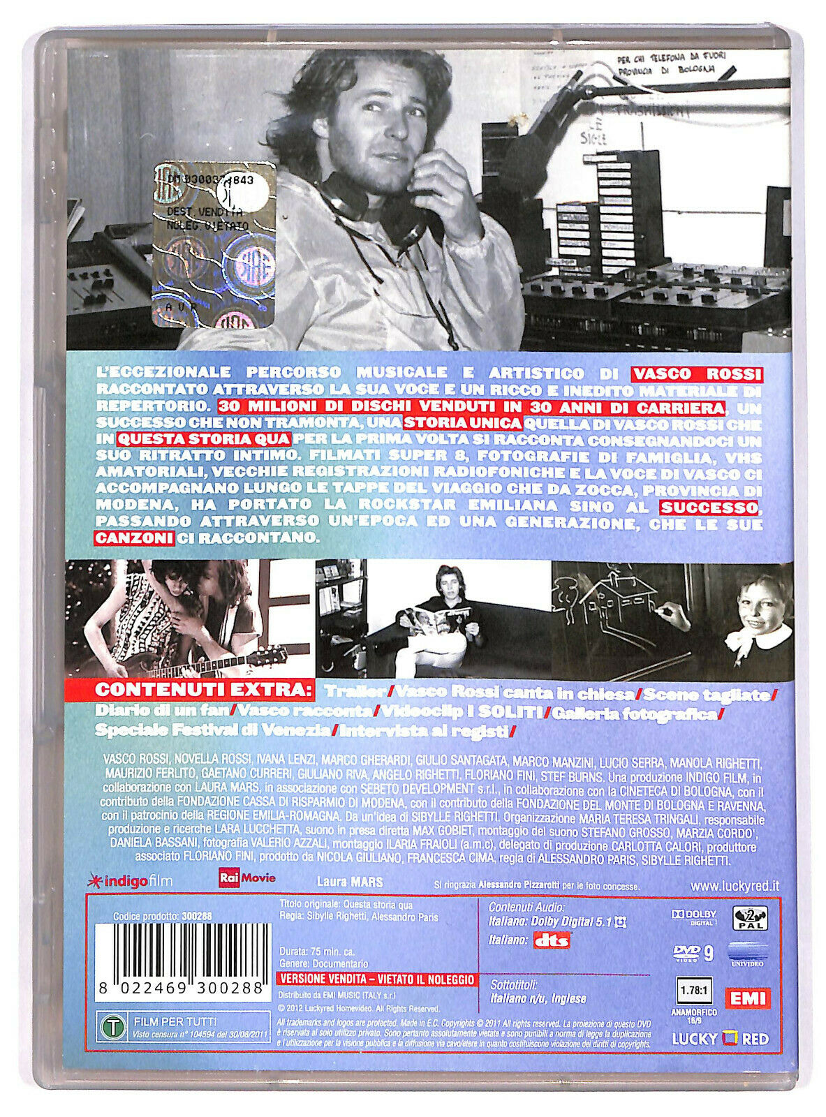 EBOND Vasco Rossi. Questa Storia Qua. Il Film DVD D599537