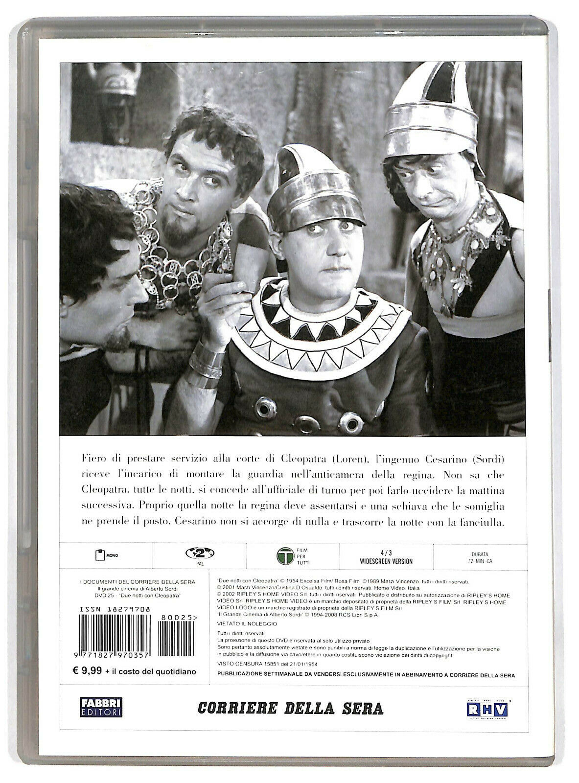 EBOND Alberto Sord I- Due Notti Con Cleopatra Vol25 DVD Editoriale D599922