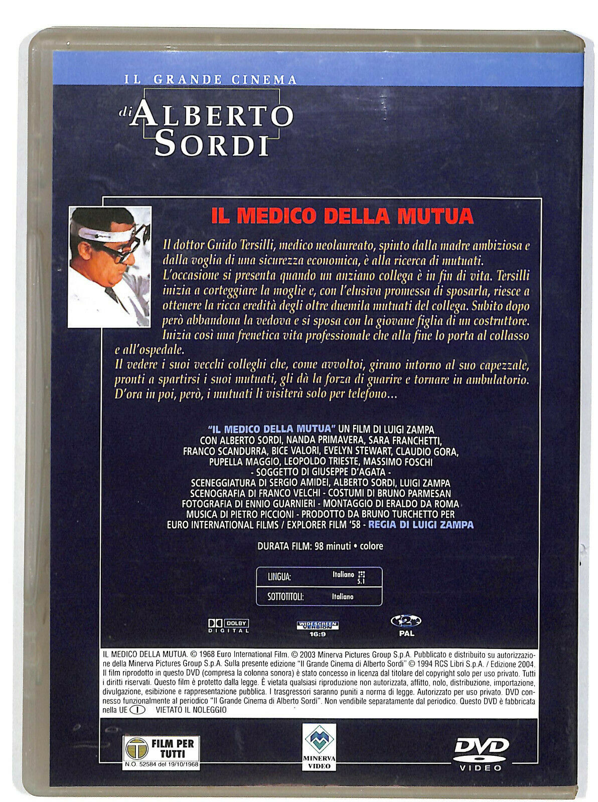 EBOND Il Medico Della Mutua DVD Editoriale D600711