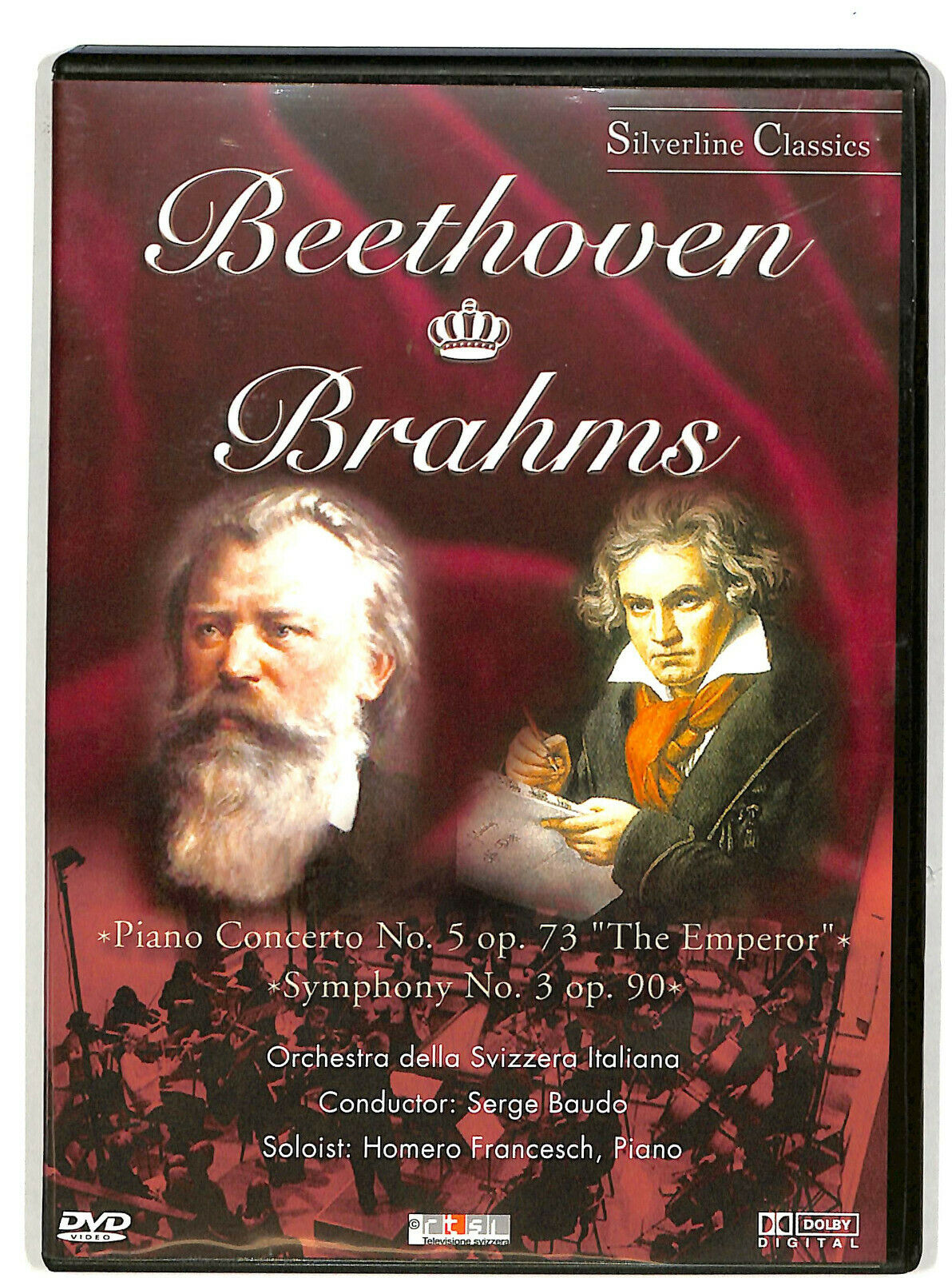 EBOND Piano Concerto No. 5 Op.73 the Emperor Symphony No.3 Op.90 DVD D600902