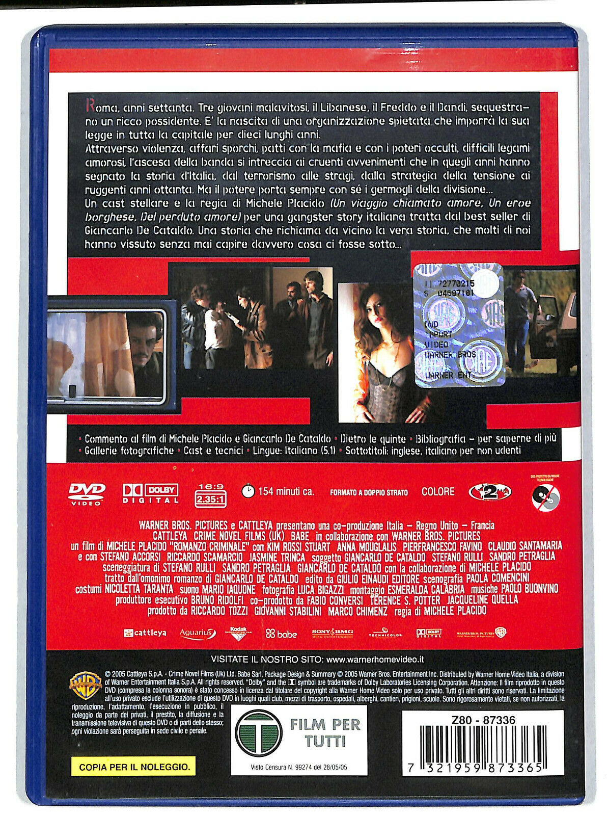EBOND Romanzo Criminale (film) DVD Ex Noleggio D600932