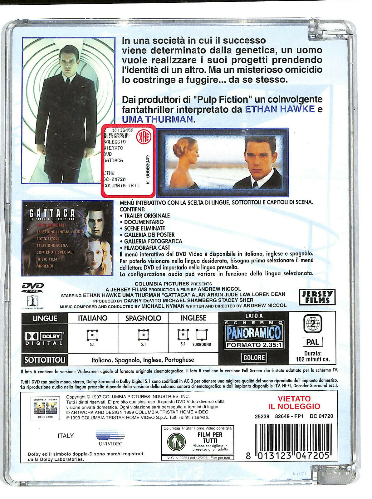EBOND Gattaca - La Porta Dell'universo DVD D600947