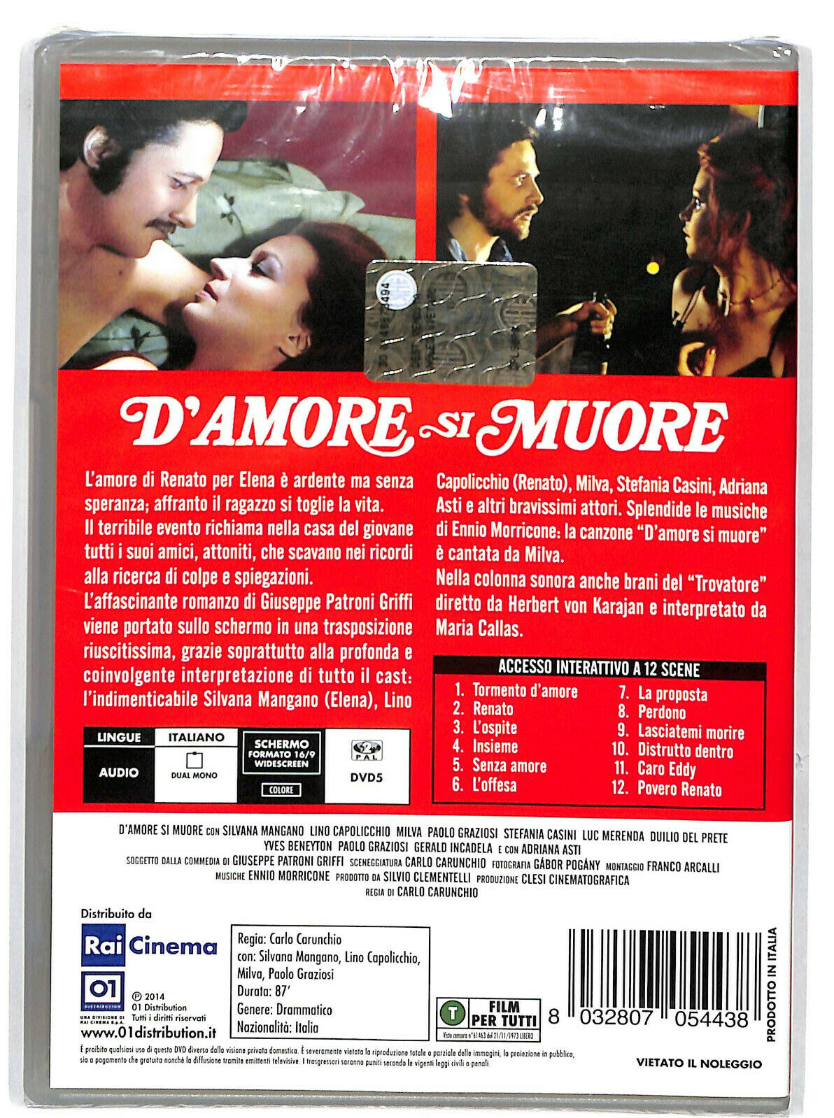 EBOND D'amore Si Muore DVD D601224
