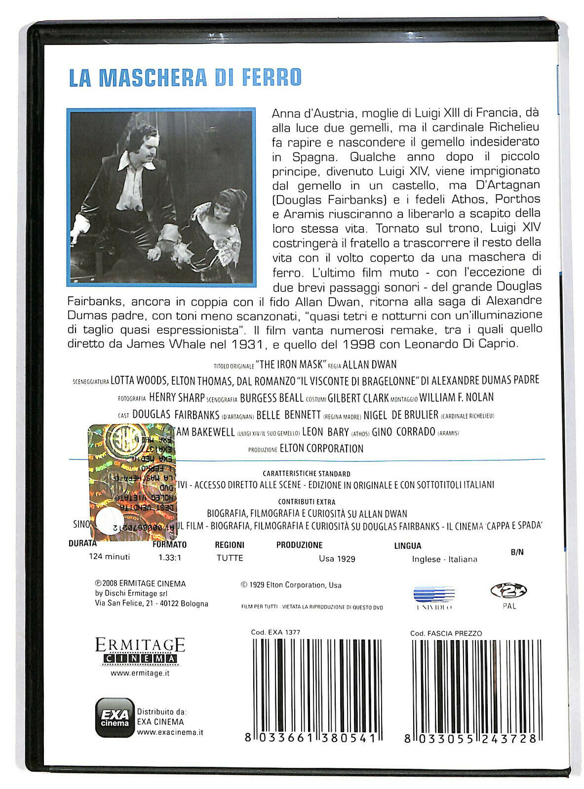 EBOND La Maschera Di Ferro DVD D601319