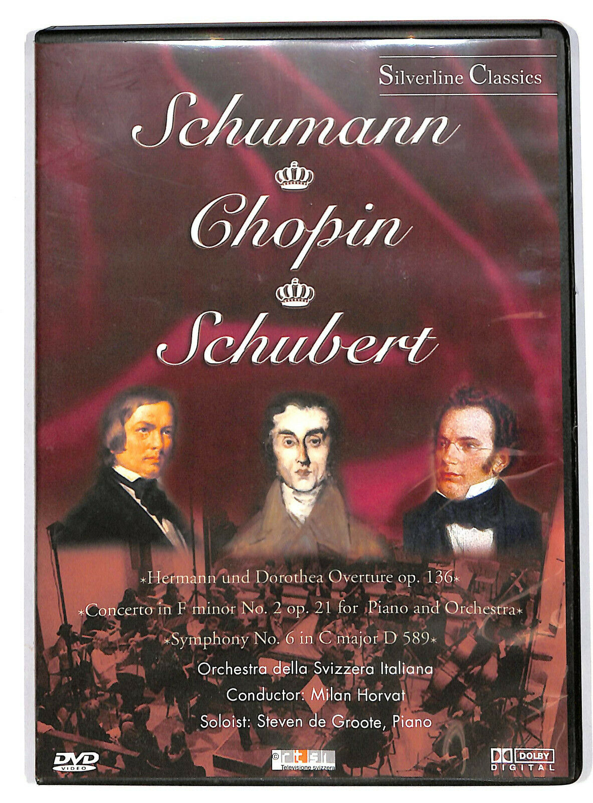 EBOND Schumann Chopin Schubert DVD D601361