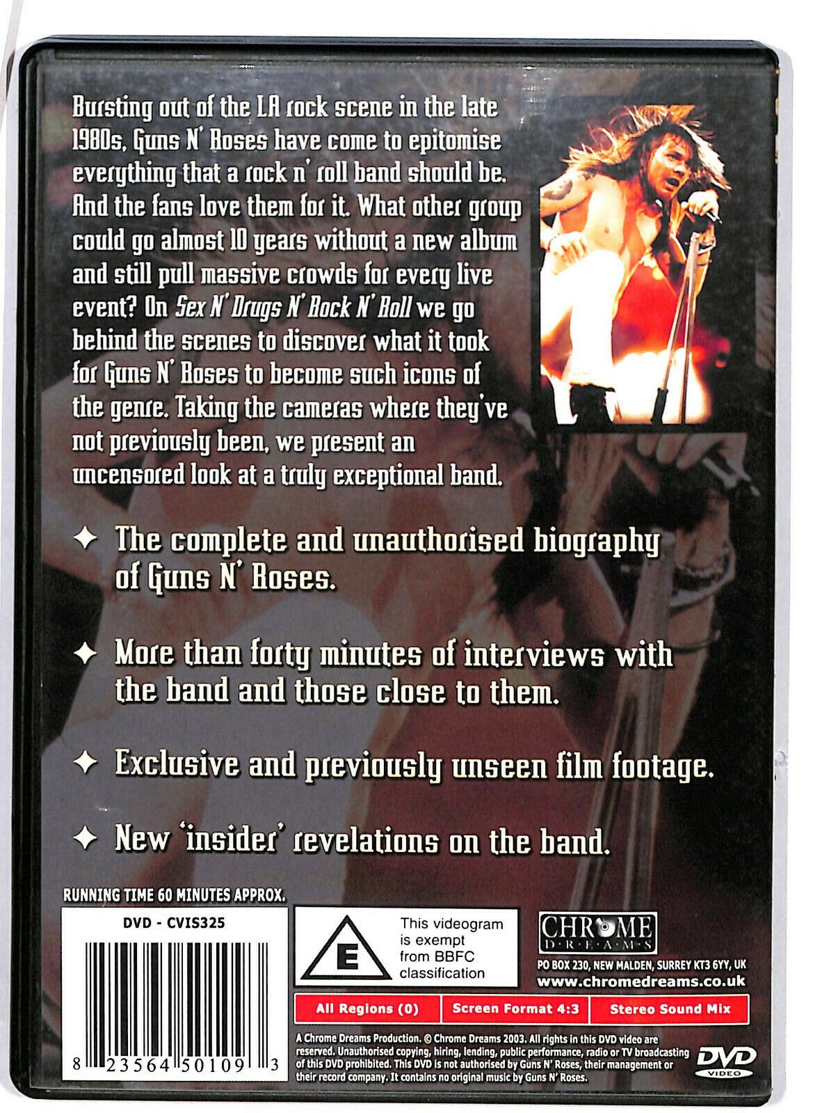 EBOND Guns N' Roses DVD D601457