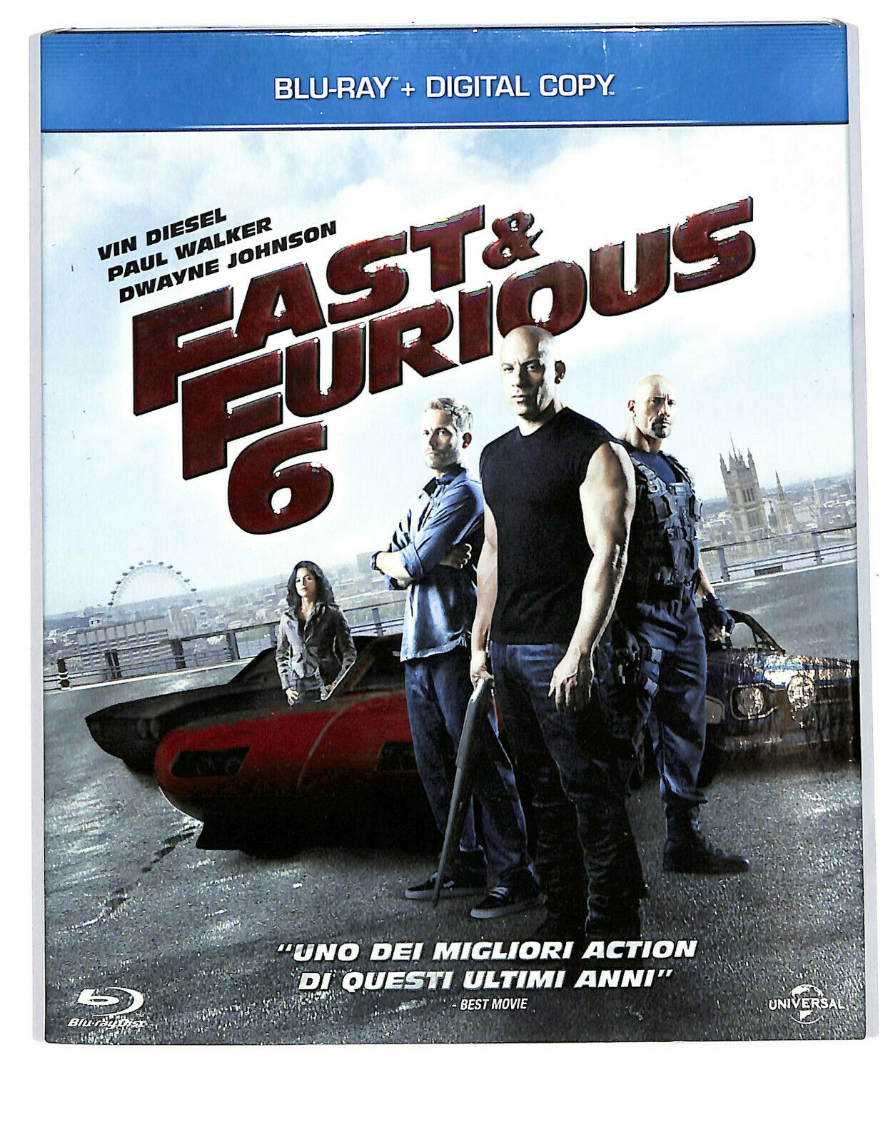 EBOND Fast & Furious 6 BLURAY + Digital Copy Slipcase BLURAY D601647