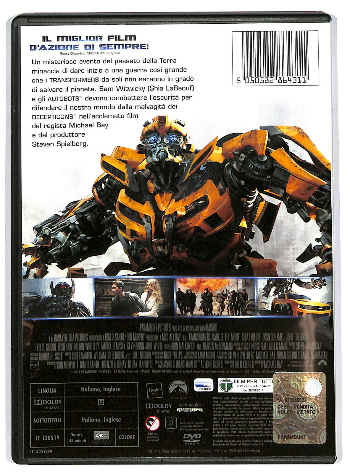EBOND Transformers 3 DVD D601663