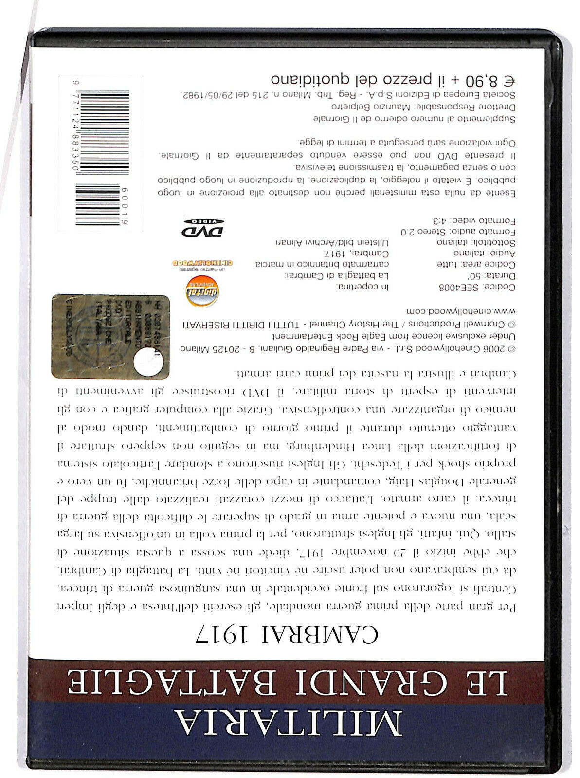 EBOND Le Grandi Battaglie - Cambrai DVD D601705