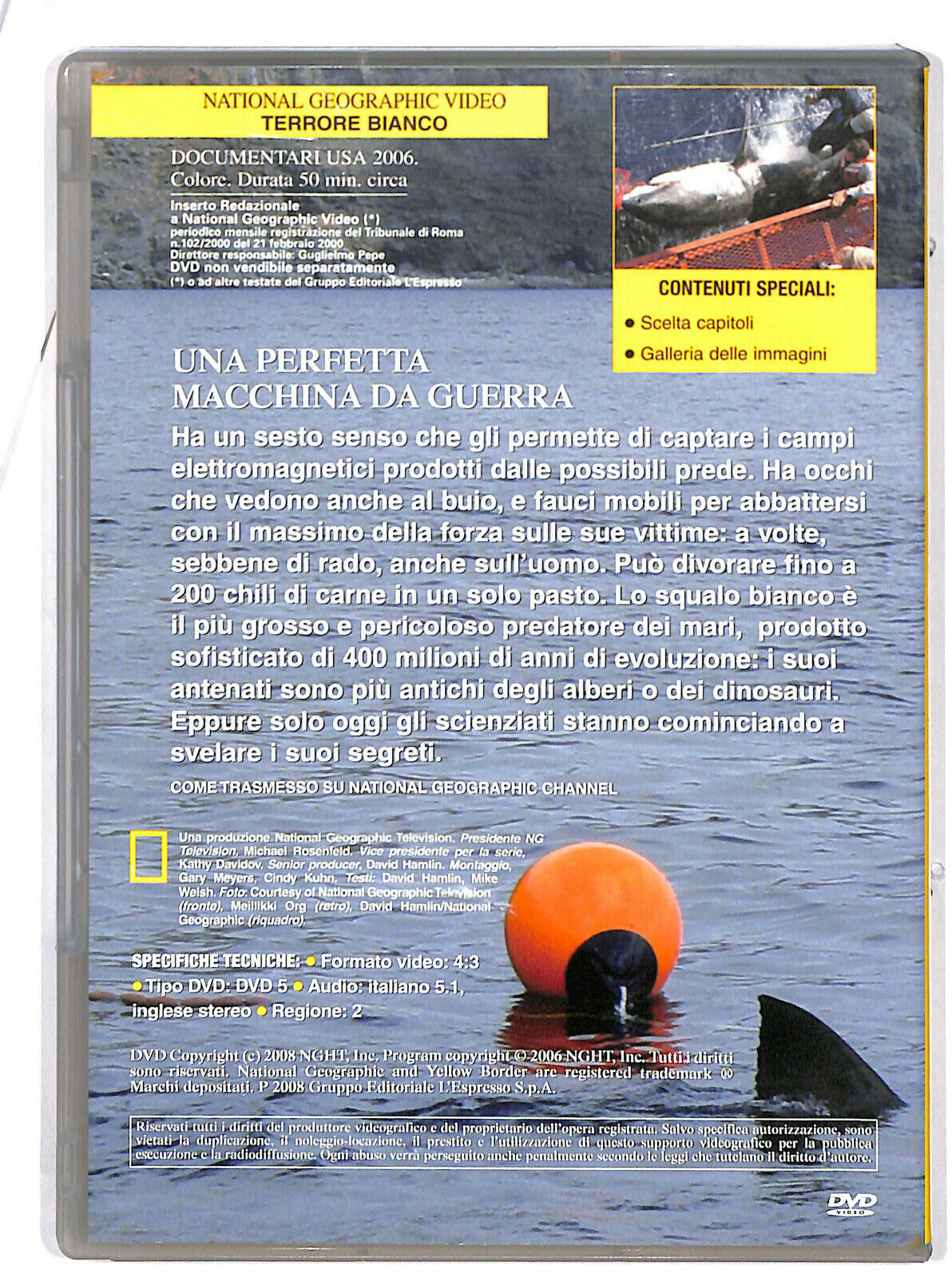 EBOND Terrore Bianco DVD Editoriale D601750
