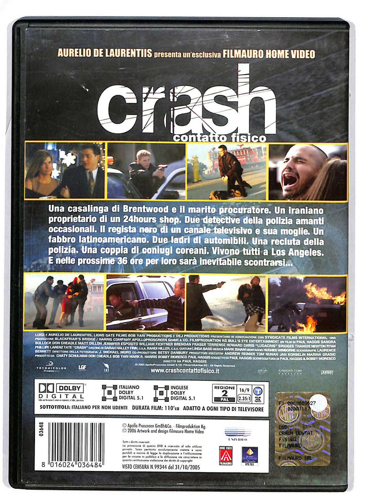 EBOND Crash - Contatto Fisico DVD D601751