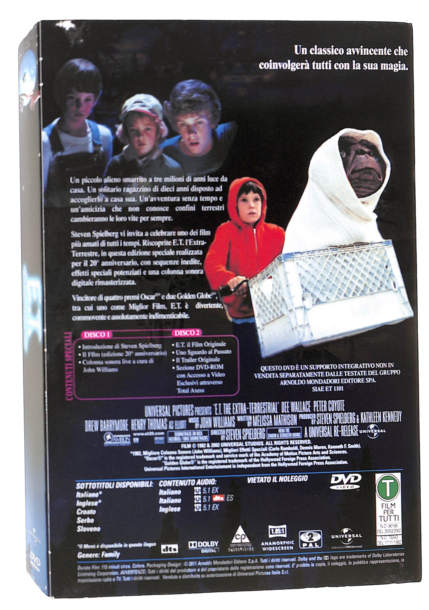 EBOND E.T. L'extra-terrestre ( 2 dvd ) EDITORIALE Special Edition DVD D602164