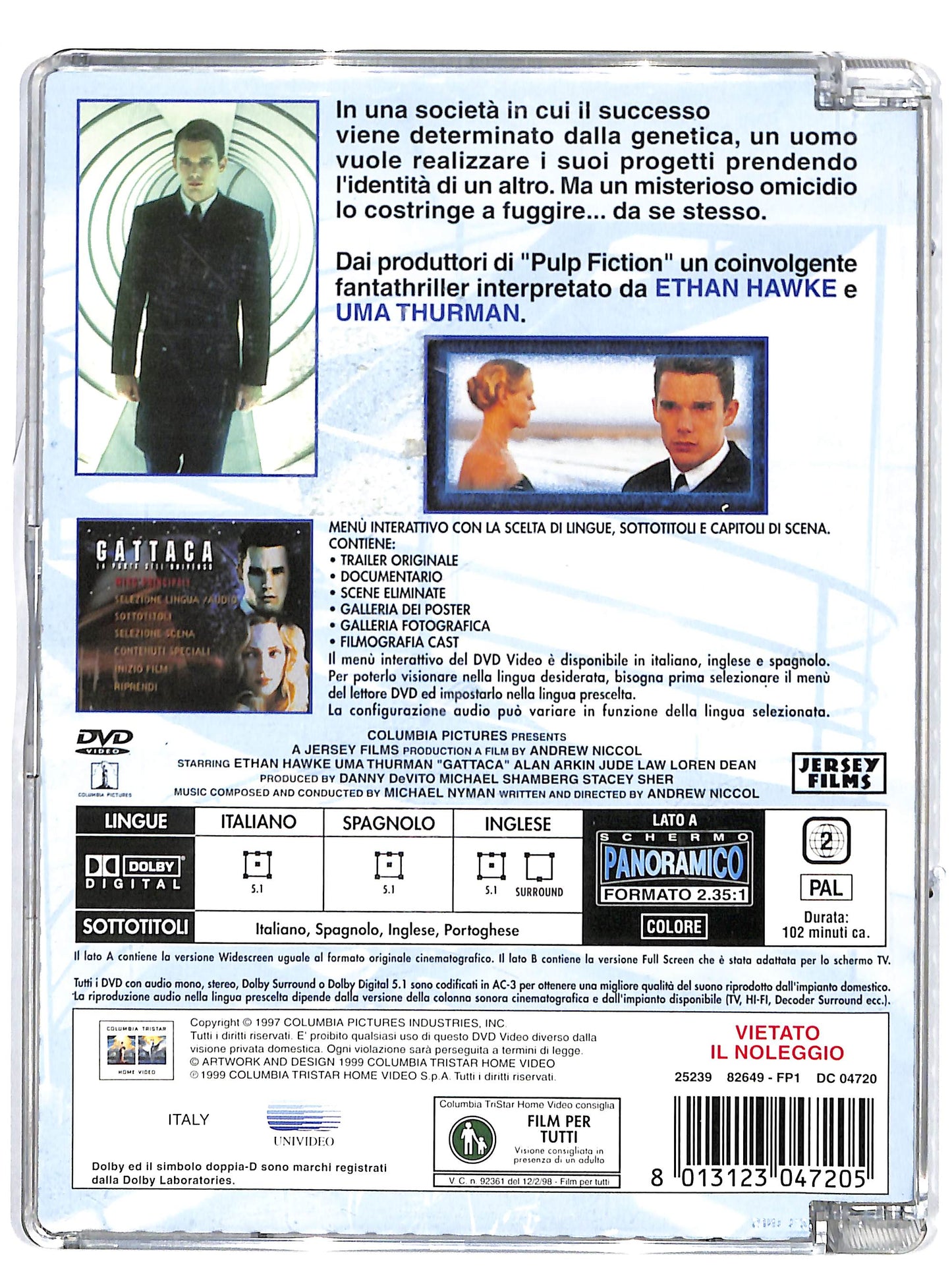 EBOND Gattaca,La Porta Dell’universo SJB DVD D602607