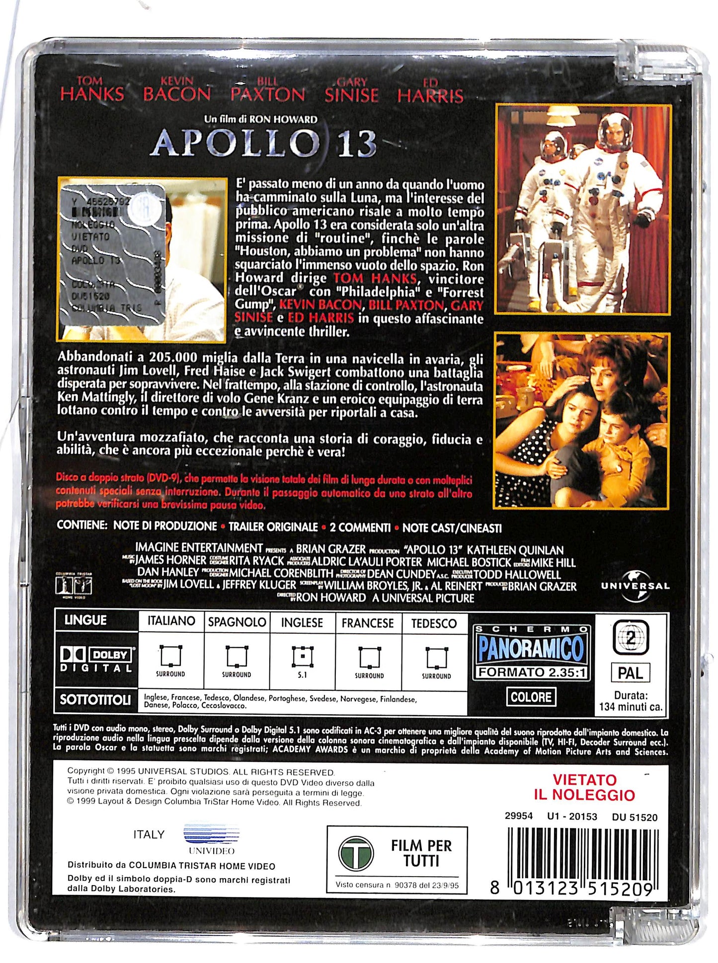 EBOND Apollo 13 EDITORIALE DVD D602609