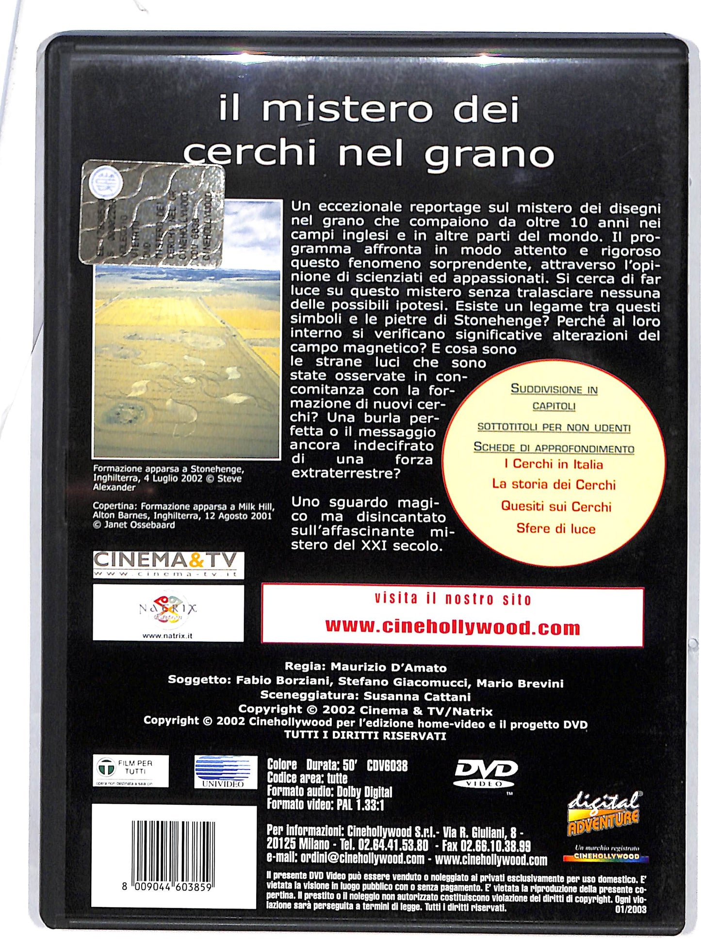 EBOND Il Mistero Dei Cerchi Di Grano DVD D602621