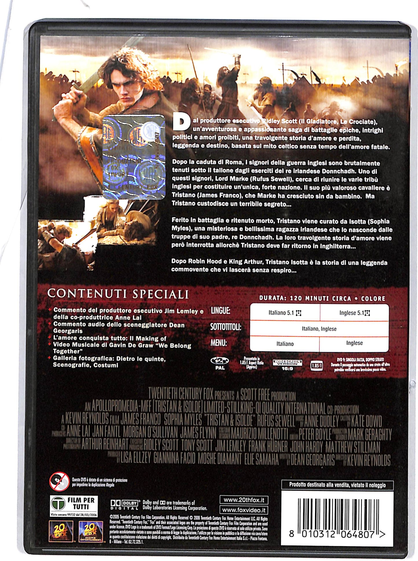 EBOND Tristano E Isotta DVD D602624