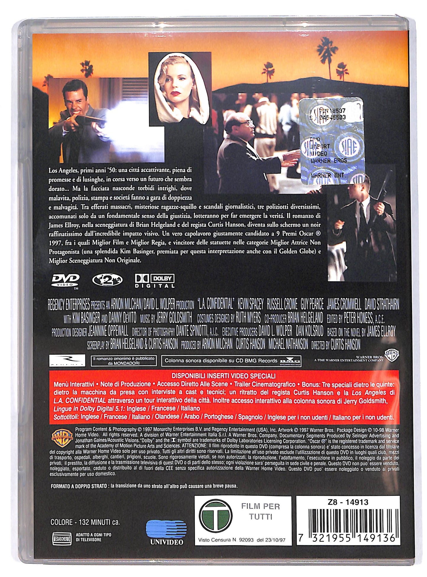 EBOND L.A. Confidential DVD D602824
