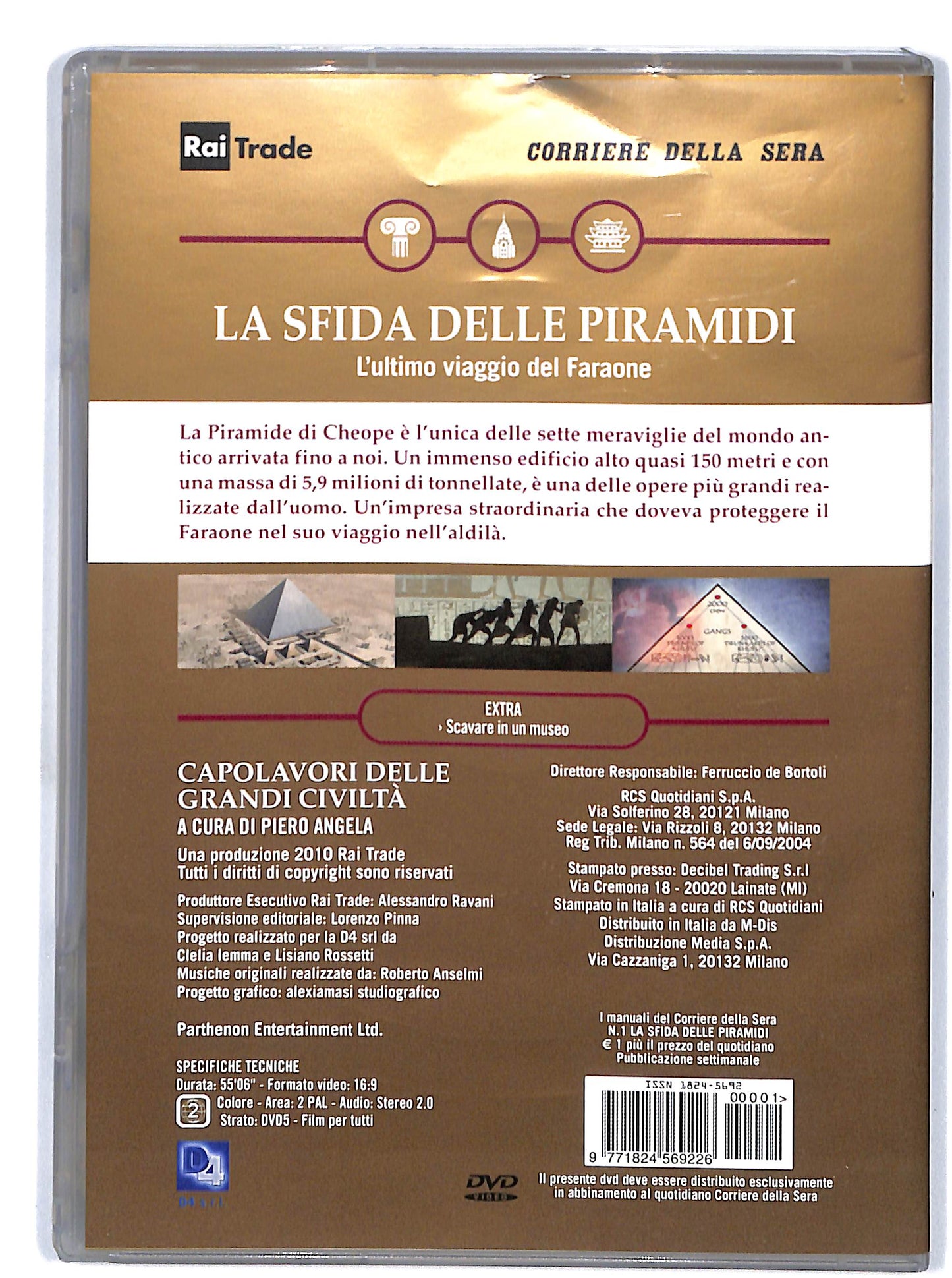 EBOND La Sfida Delle Piramidi EDITORIALE DVD D602927
