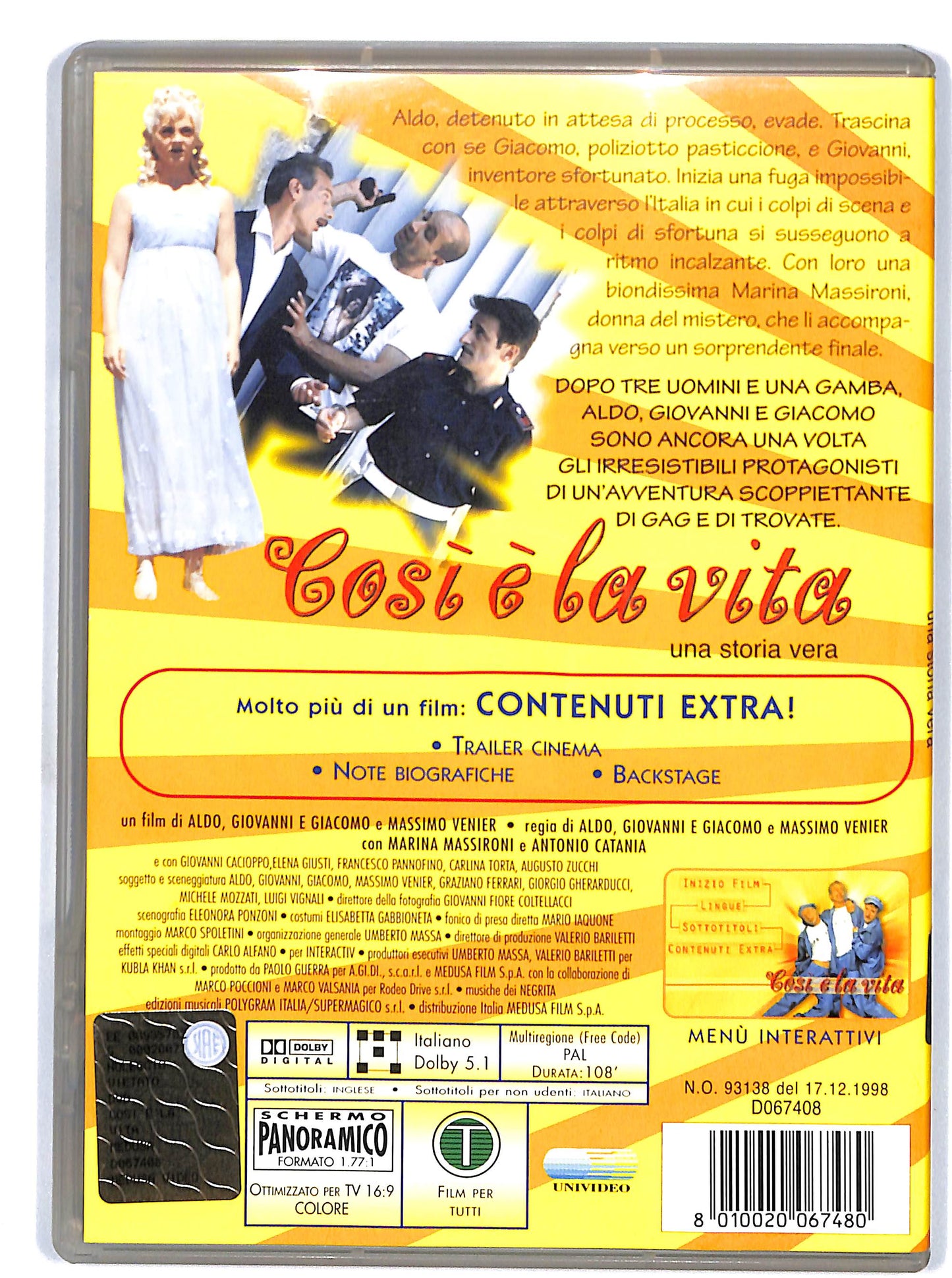 EBOND Cosi E La Vita DVD D602935