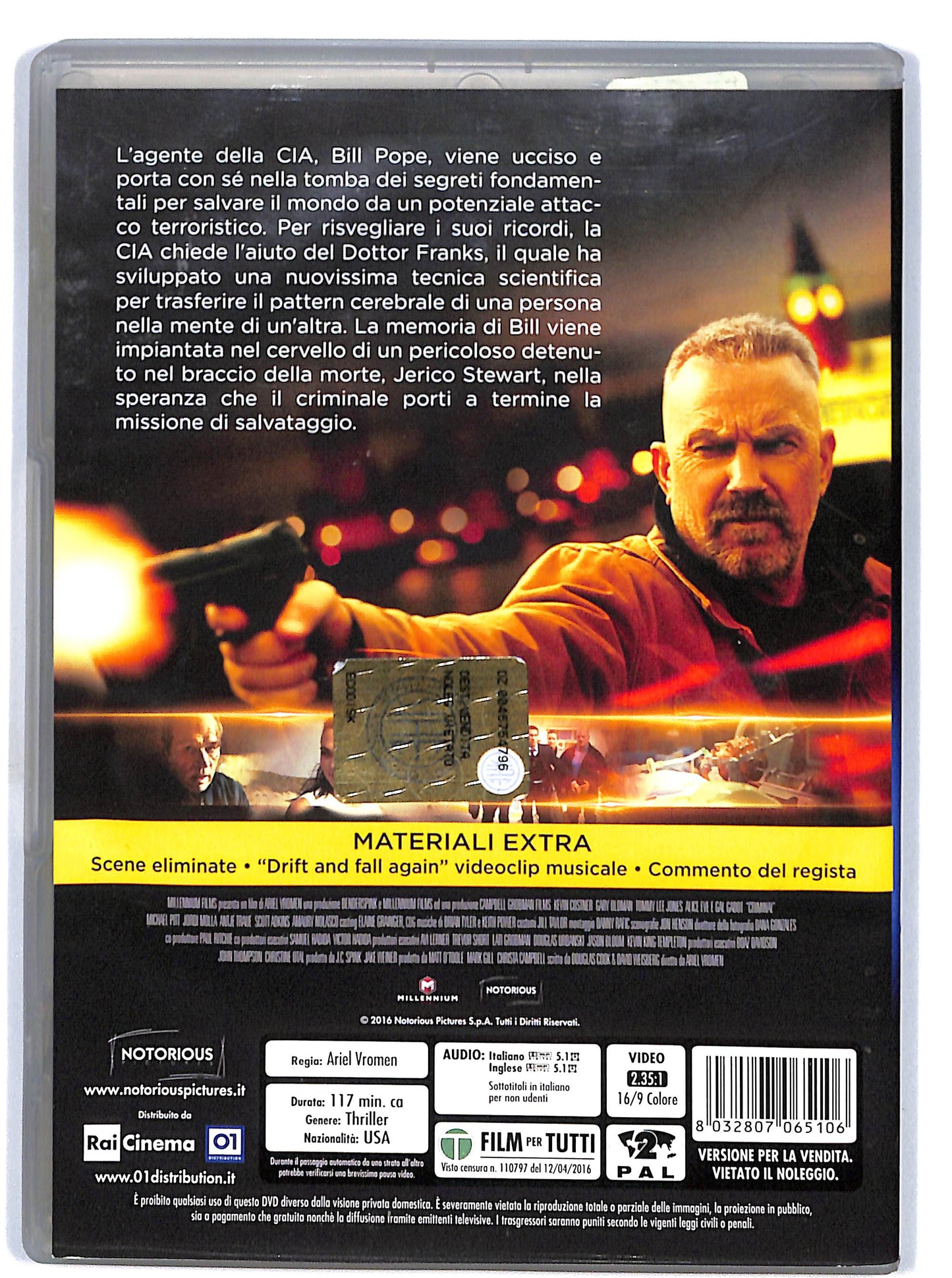 EBOND Criminal,Non Avrebbe Dovuto Ricordare Tutto DVD D602941