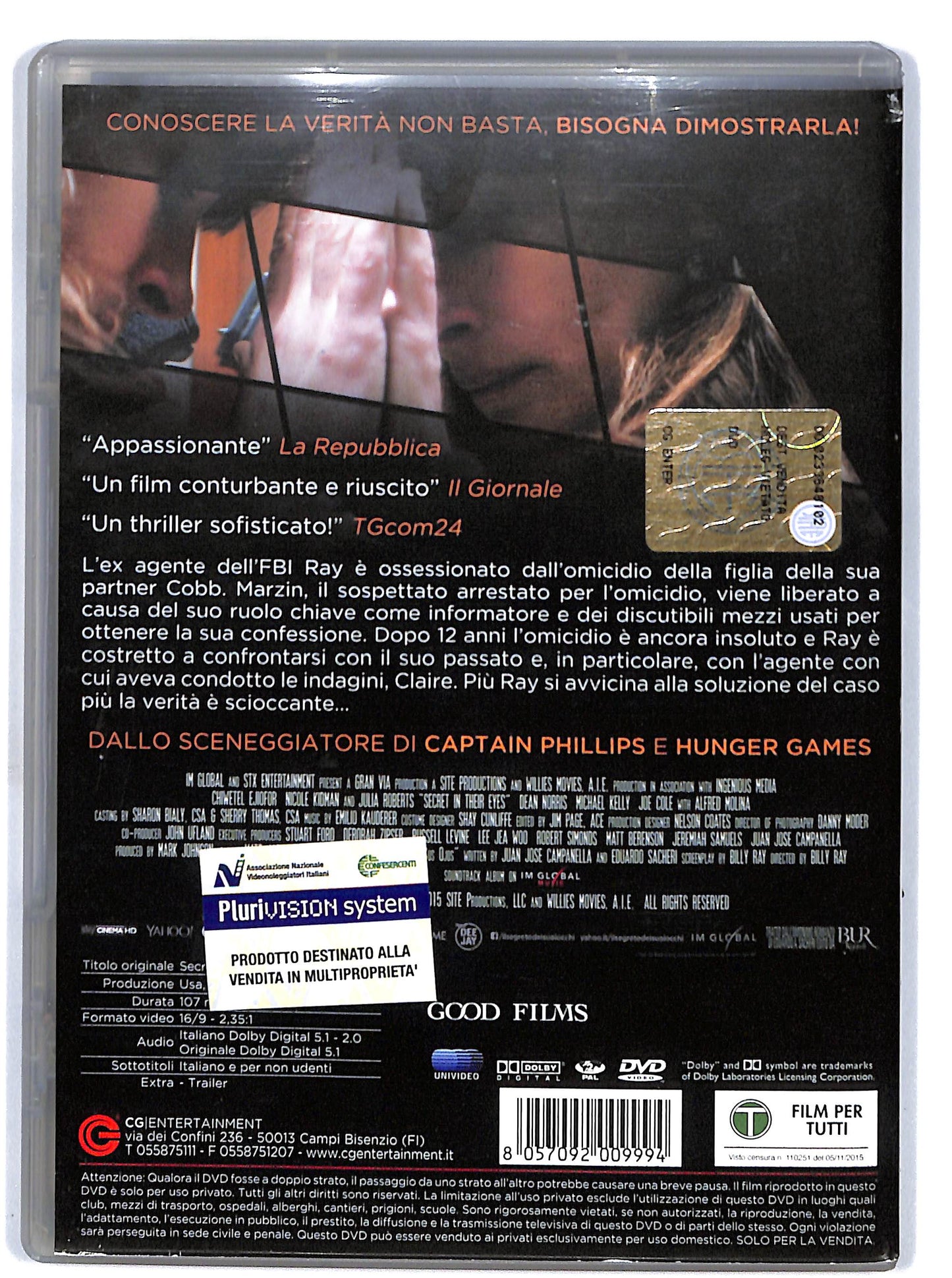 EBOND Il Segreto Dei Suoi Occhi DVD D602957
