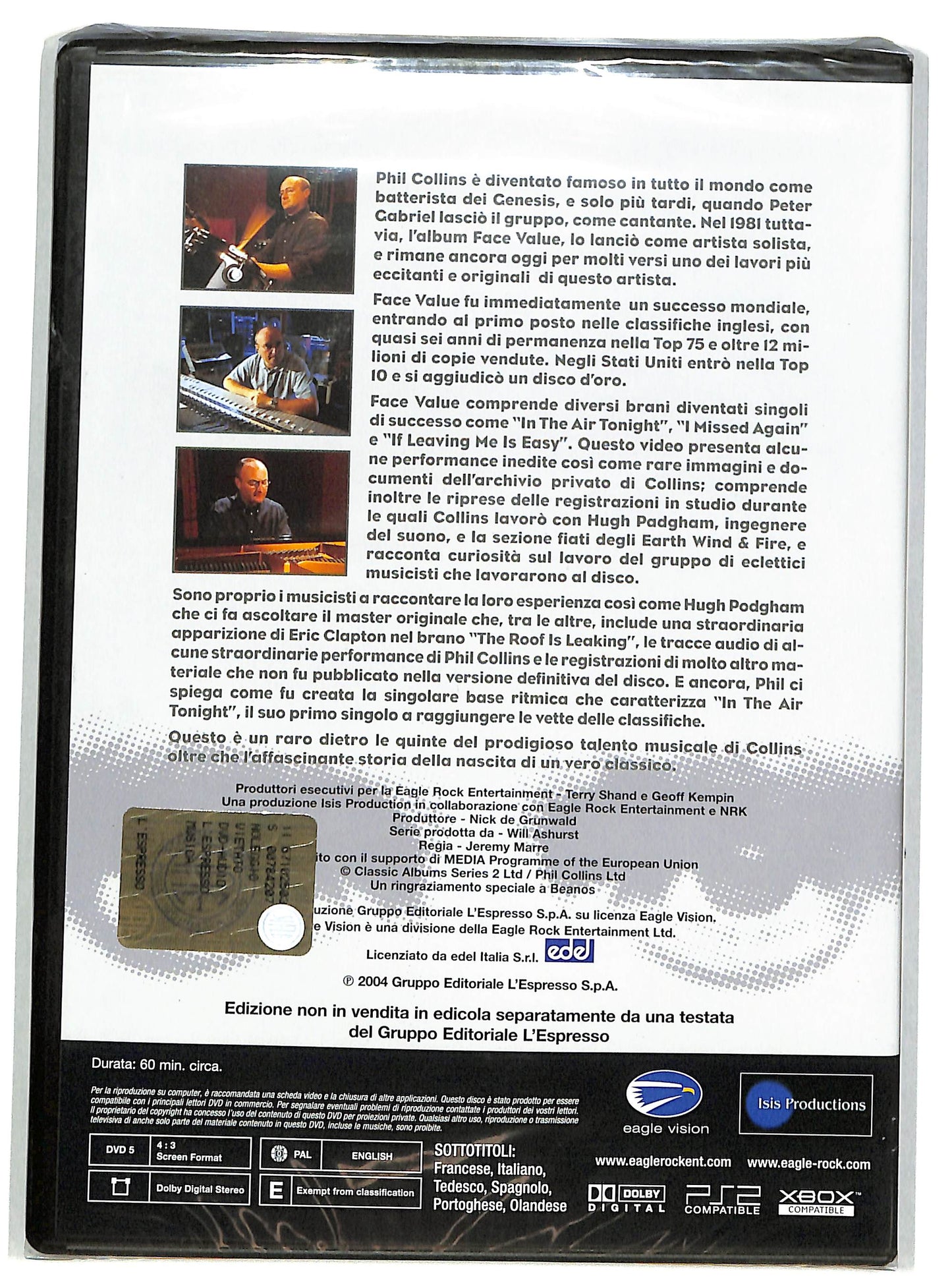 EBOND Phil Collins - Face Value DVD D603054
