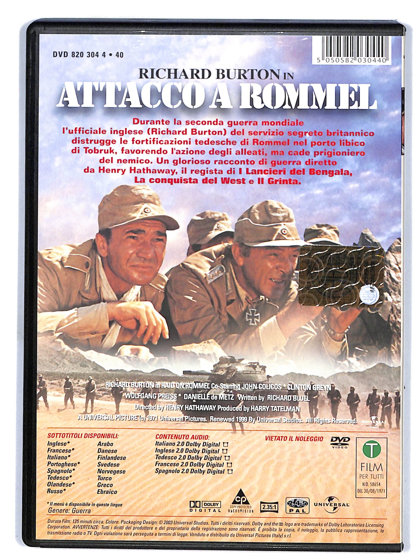EBOND Attacco a rommel DVD D603201
