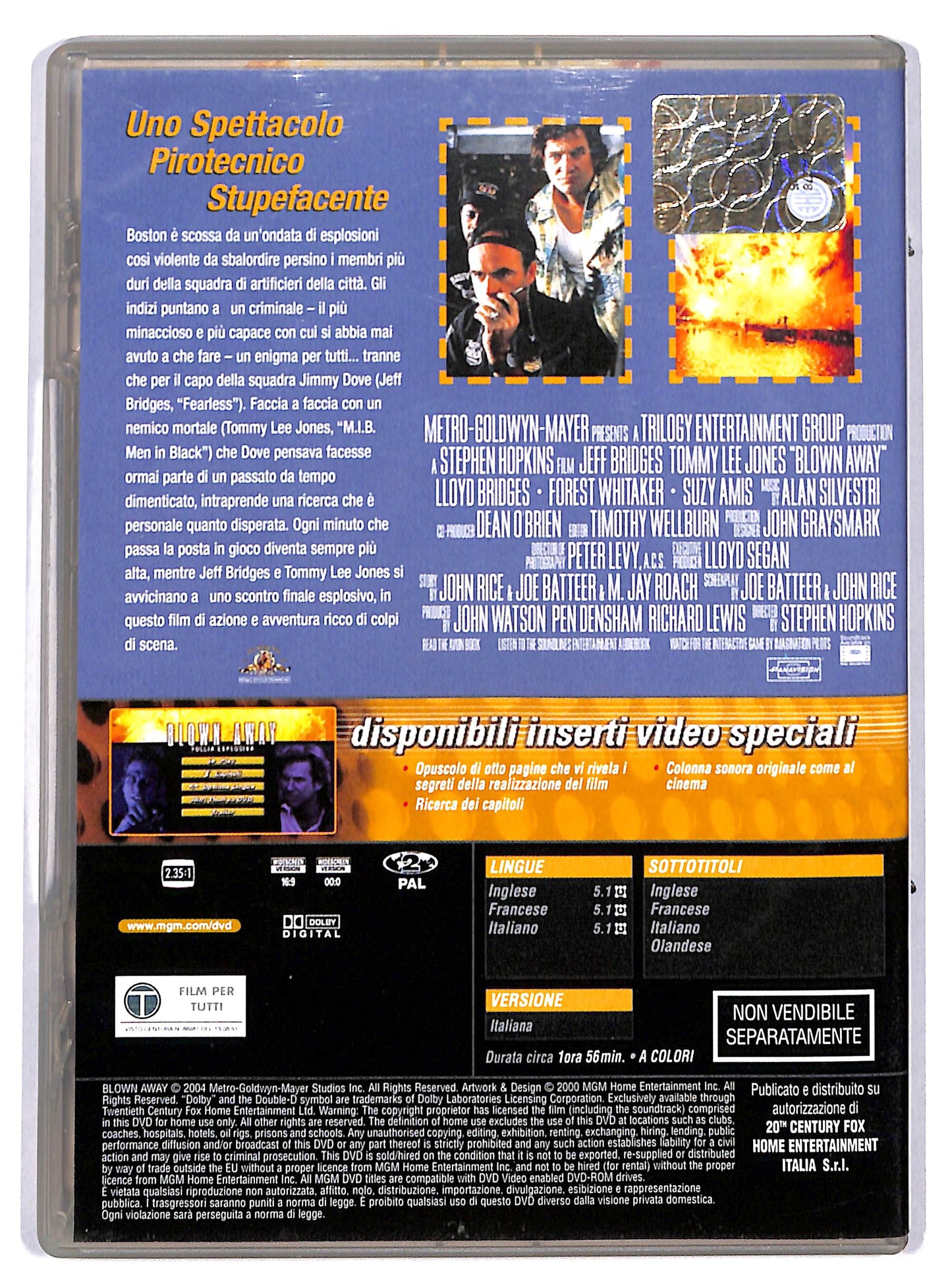 EBOND blown away,follia esplosiva-EDITORIALE DVD D603207