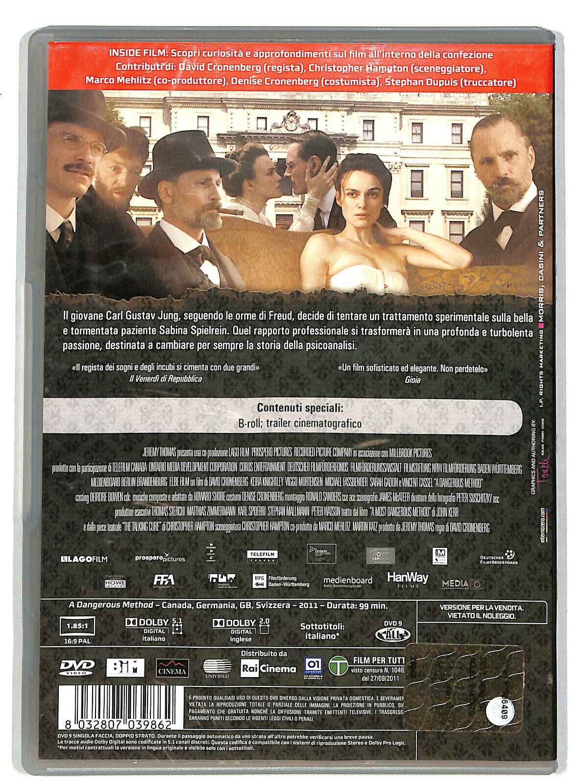 EBOND A Dangerous Method DVD D603418