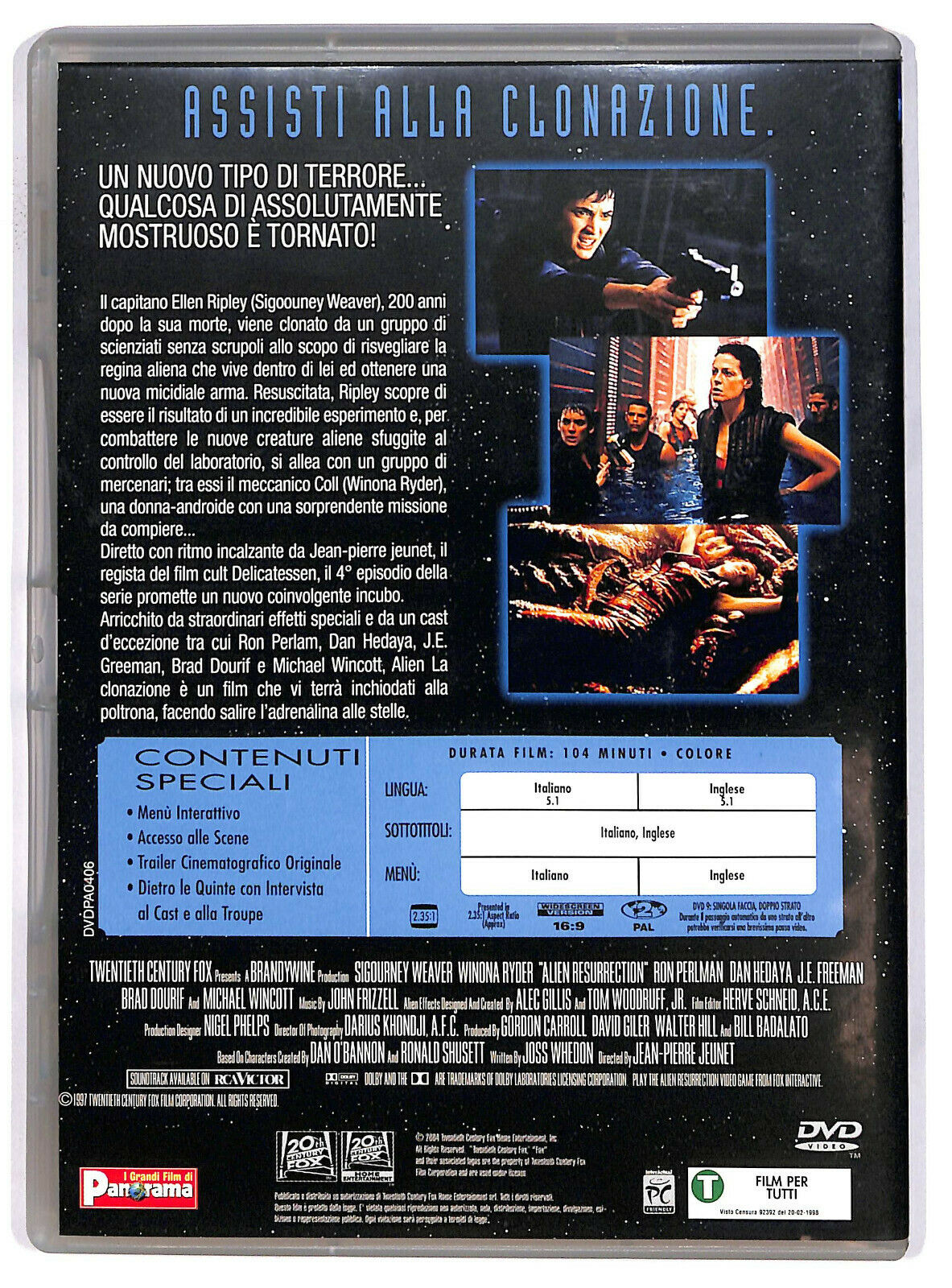 EBOND Alien - La Clonazione DVD Editoriale D603635