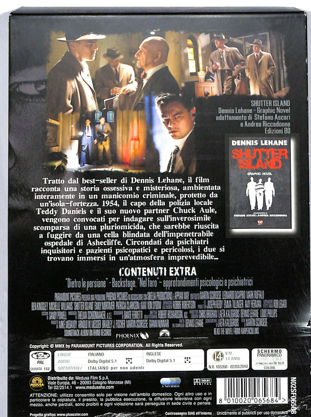EBOND Shutter Island (limited Edition DVD+graphic Novel) DVD D603719