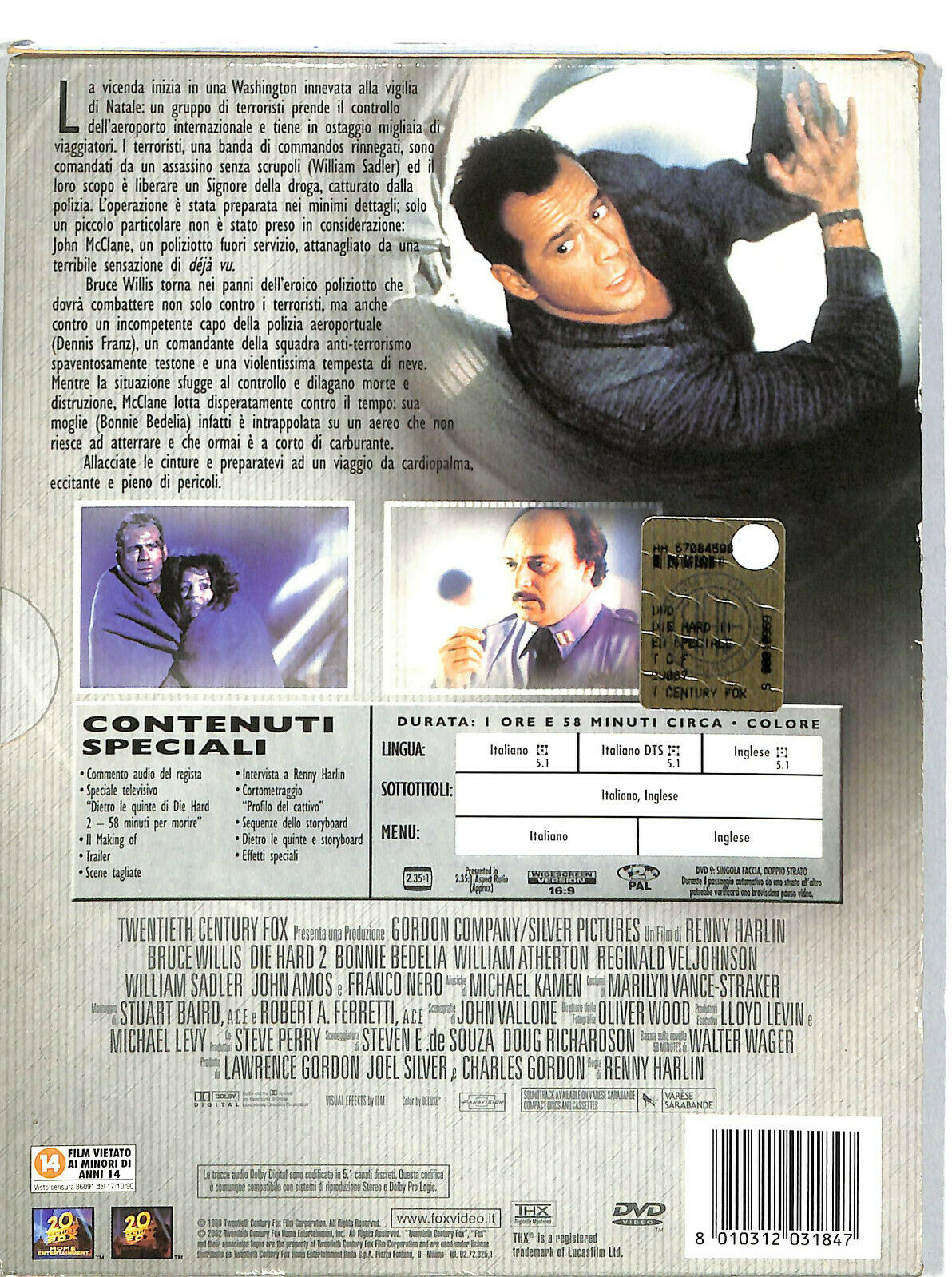 EBOND Die Hard 2 - 58 Minuti Per Morire (special Edition) (2 DVD) DVD D603853