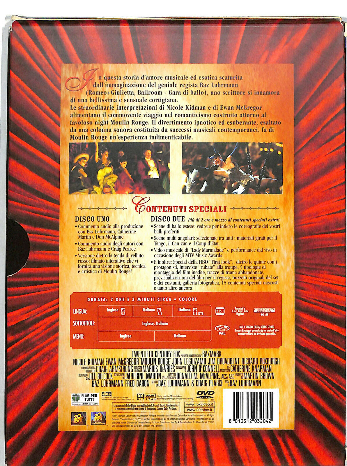 EBOND Moulin Rouge (special Edition) (2 DVD) Di Baz Luhrmann DVD D604118