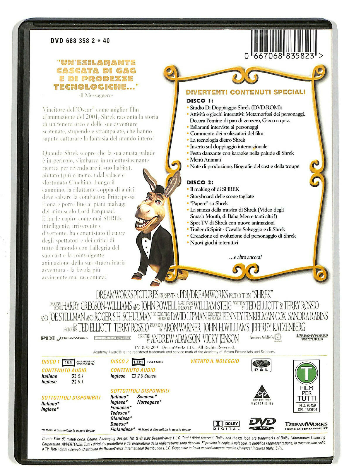 EBOND Shrek - Special Edition (2 DVD) DVD D604127