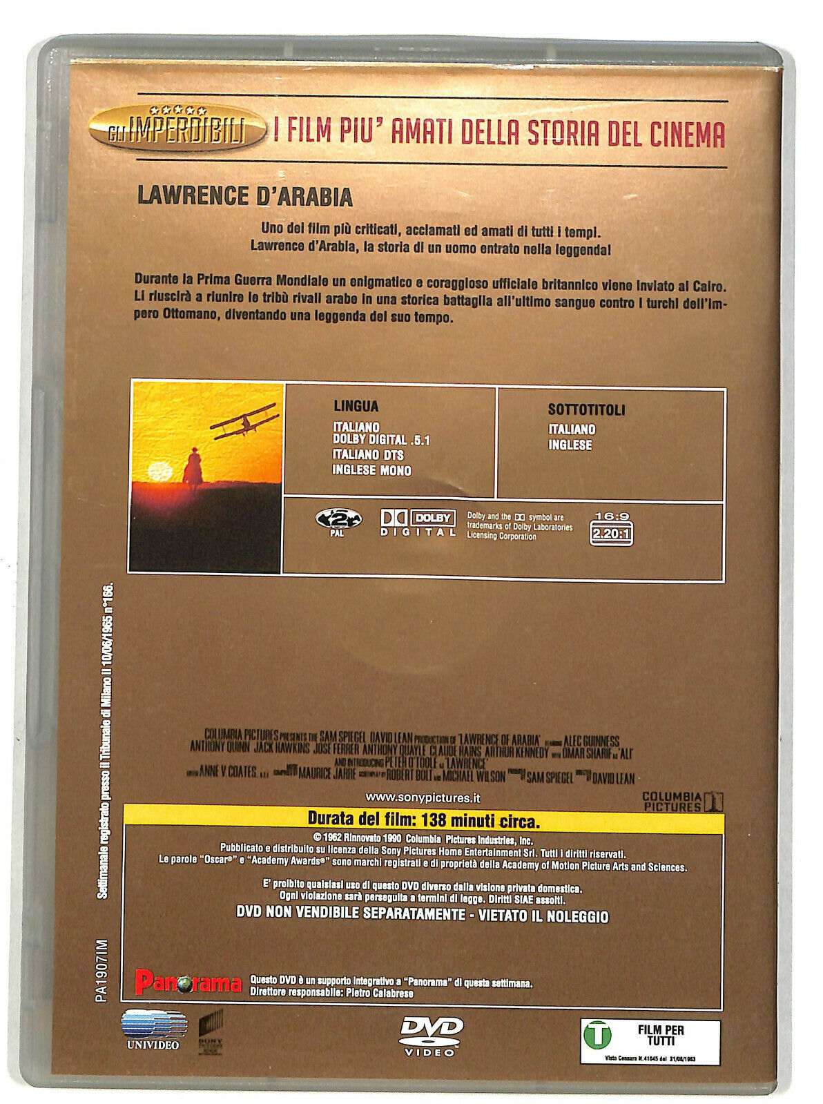EBOND Lawrence D'arabia DVD D604133