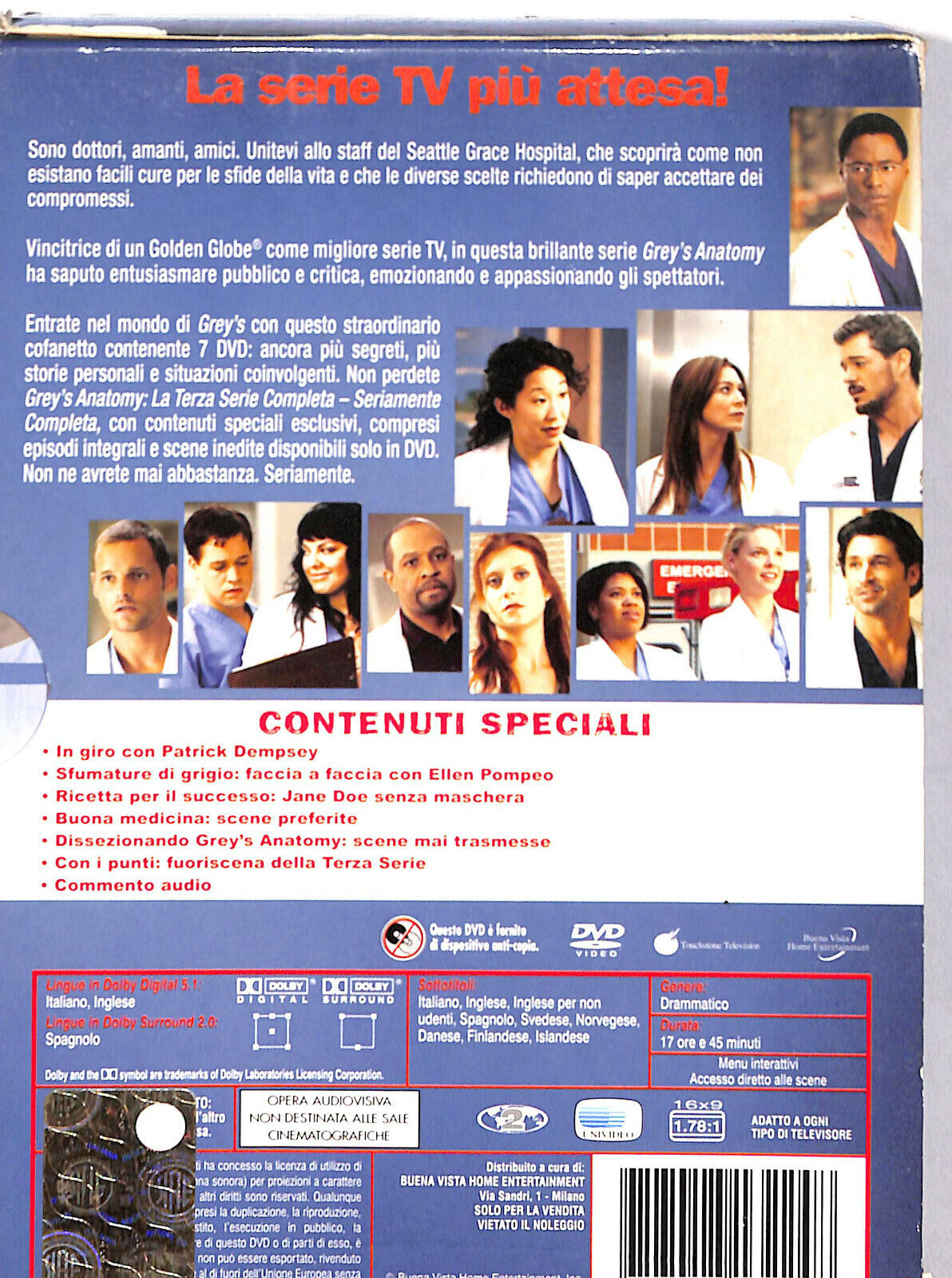 EBOND Grey's Anatomy - Terza Serie Completa DVD D604245