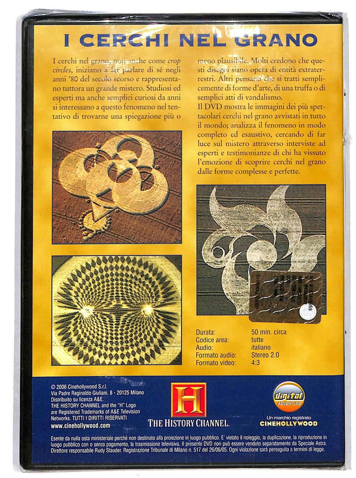 EBOND i Cerchi Nel Grano DVD Editoriale D604414