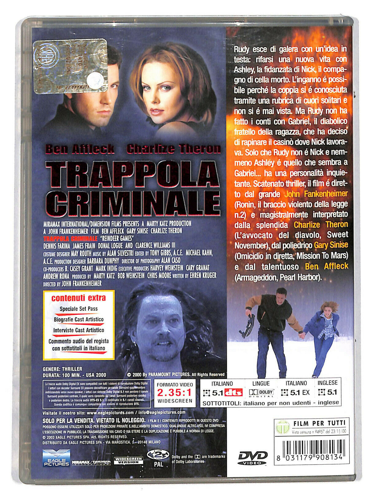 EBOND Trappola Criminale DVD D604456