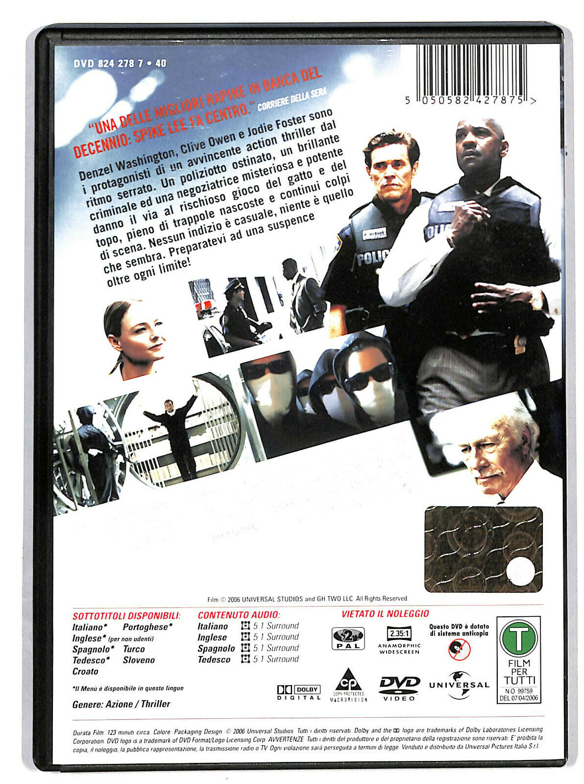 EBOND Inside Man DVD D604543