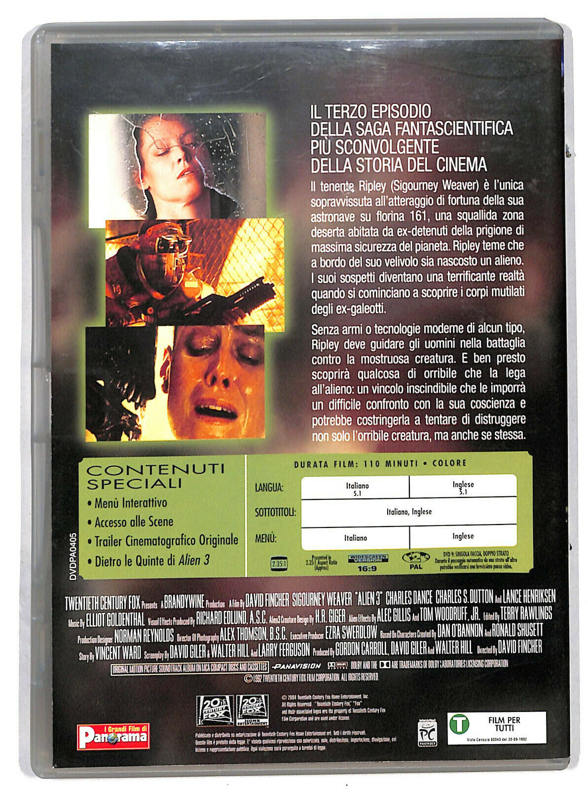 EBOND Alien 3 DVD Editoriale D604552